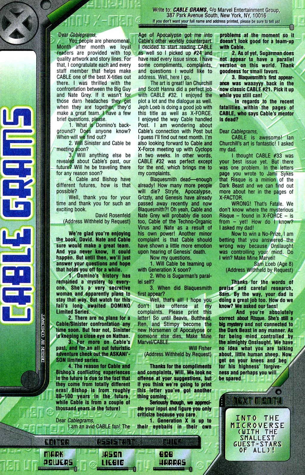 Read online Cable (1993) comic -  Issue #37 - 23