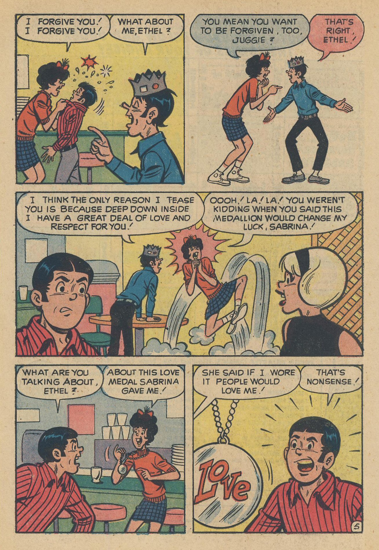 Read online Archie's TV Laugh-Out comic -  Issue #17 - 18