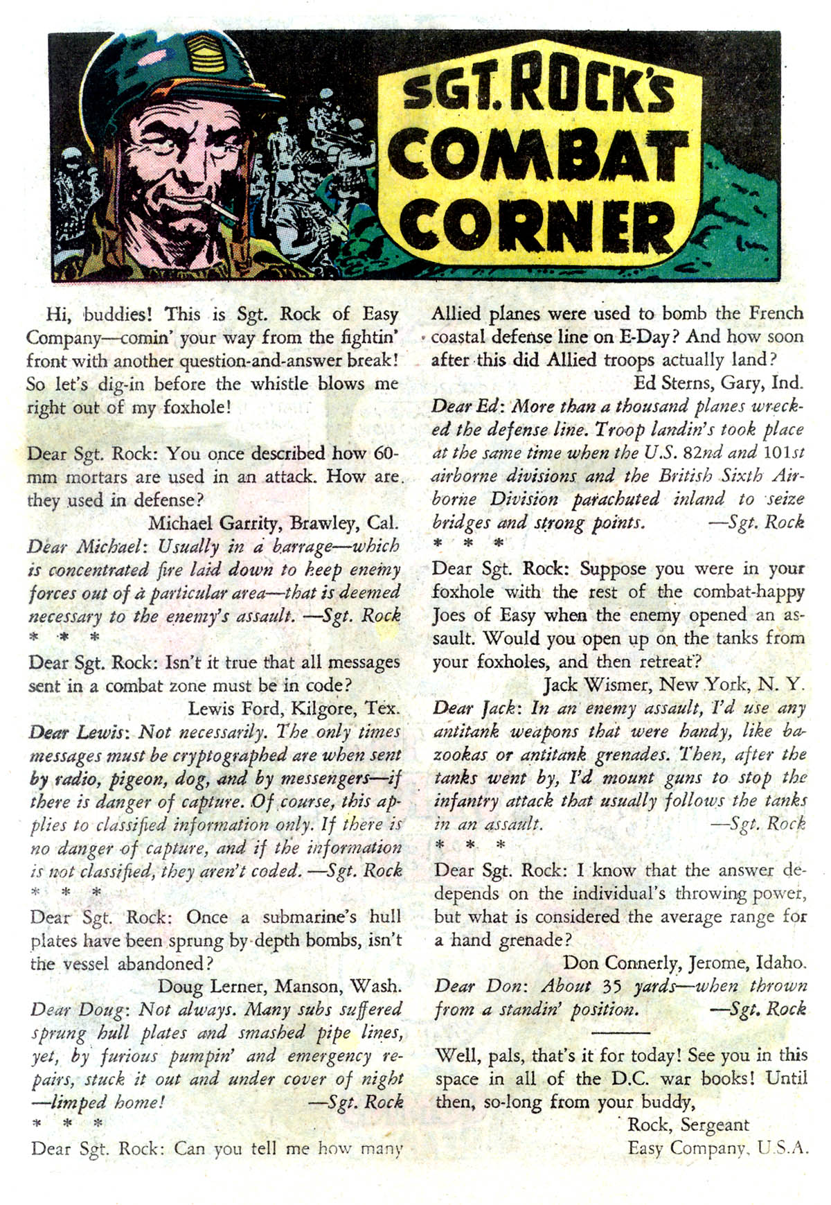 Read online Our Army at War (1952) comic -  Issue #125 - 18