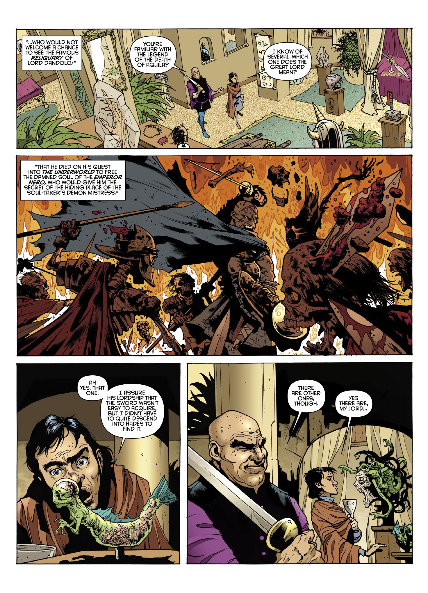 Read online Aquila: The Burning Fields comic -  Issue # TPB - 10