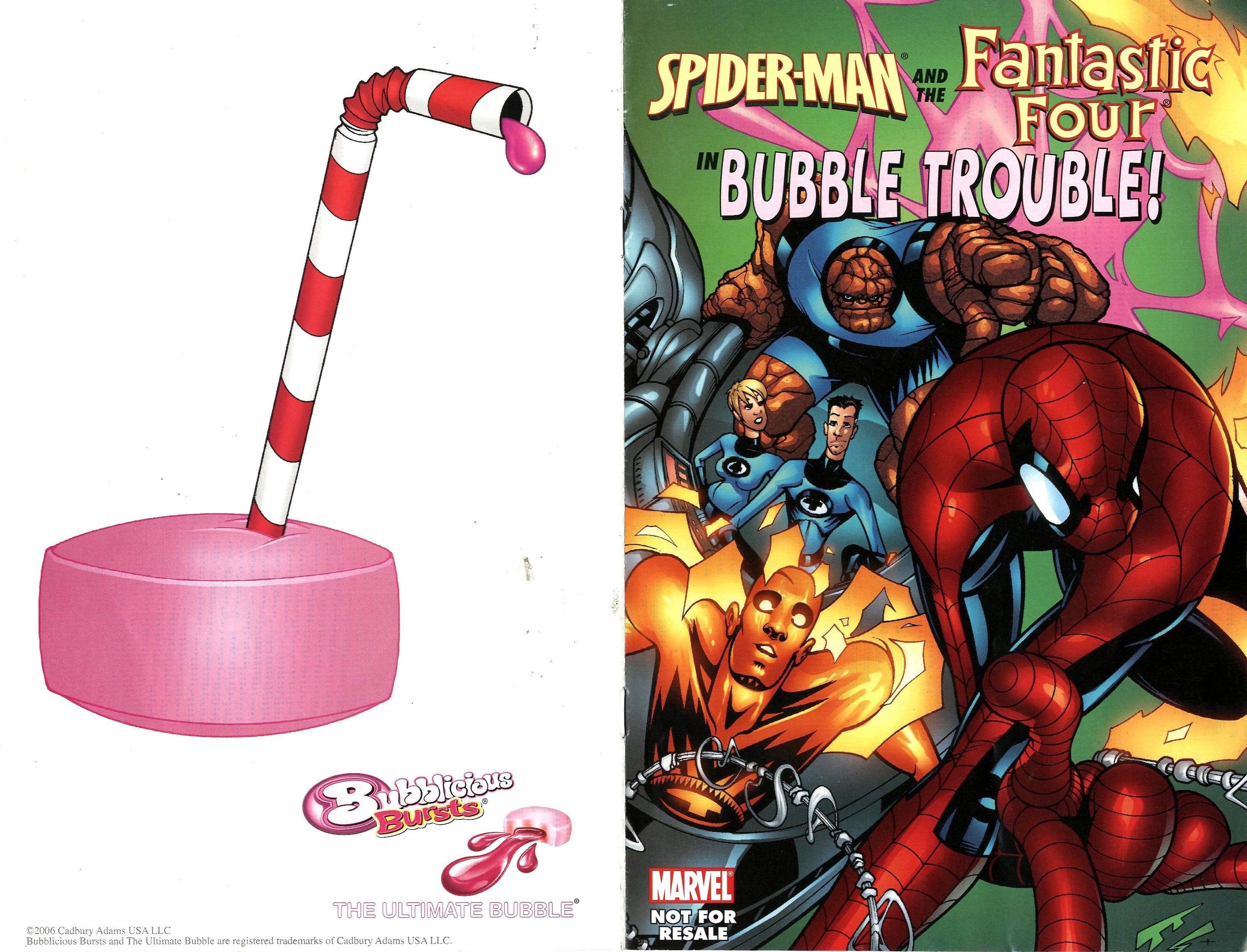Spider-Man and the Fantastic Four in Bubble Trouble Full Page 1
