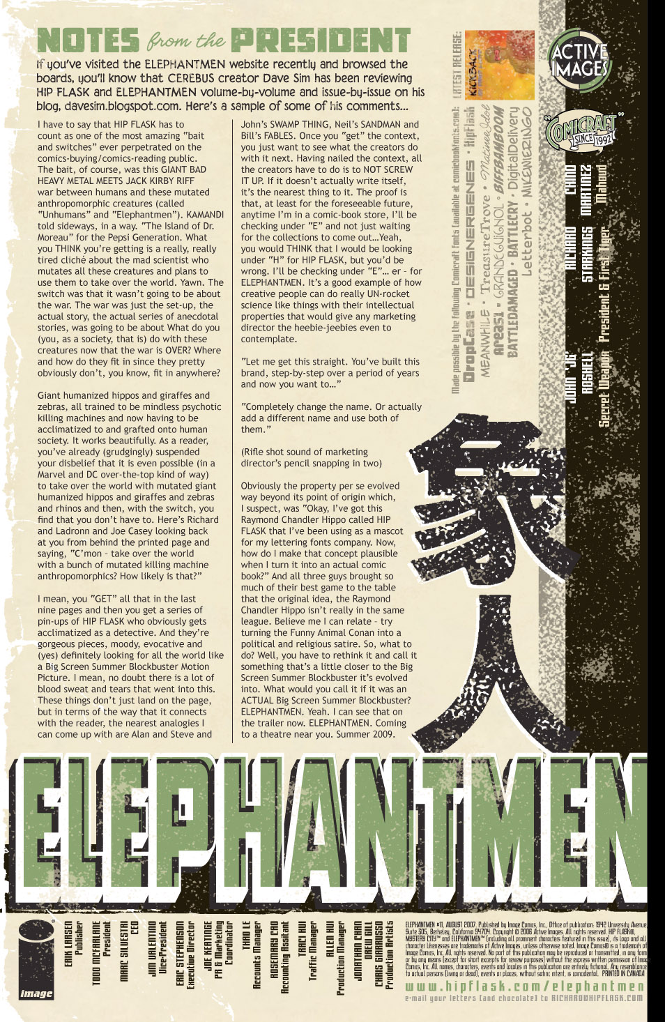 Read online Elephantmen comic -  Issue #11 - 3