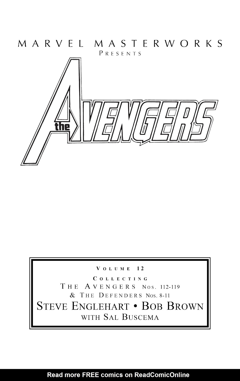 Marvel Masterworks: The Avengers issue TPB 12 (Part 1) - Page 2