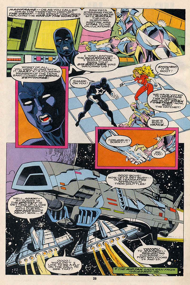 Read online Guardians of the Galaxy (1990) comic -  Issue #62 - 21