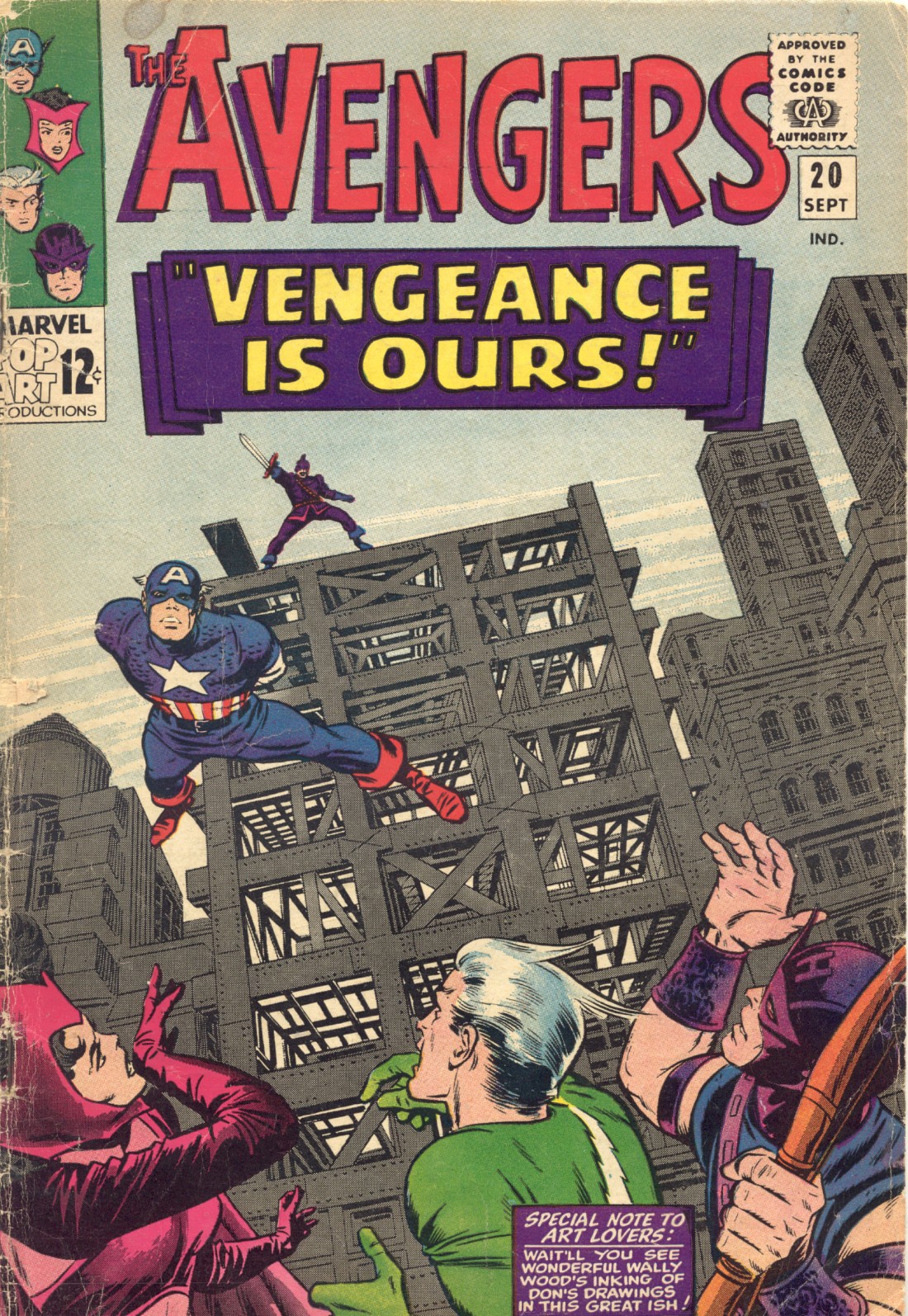 Read online The Avengers (1963) comic -  Issue #20 - 1