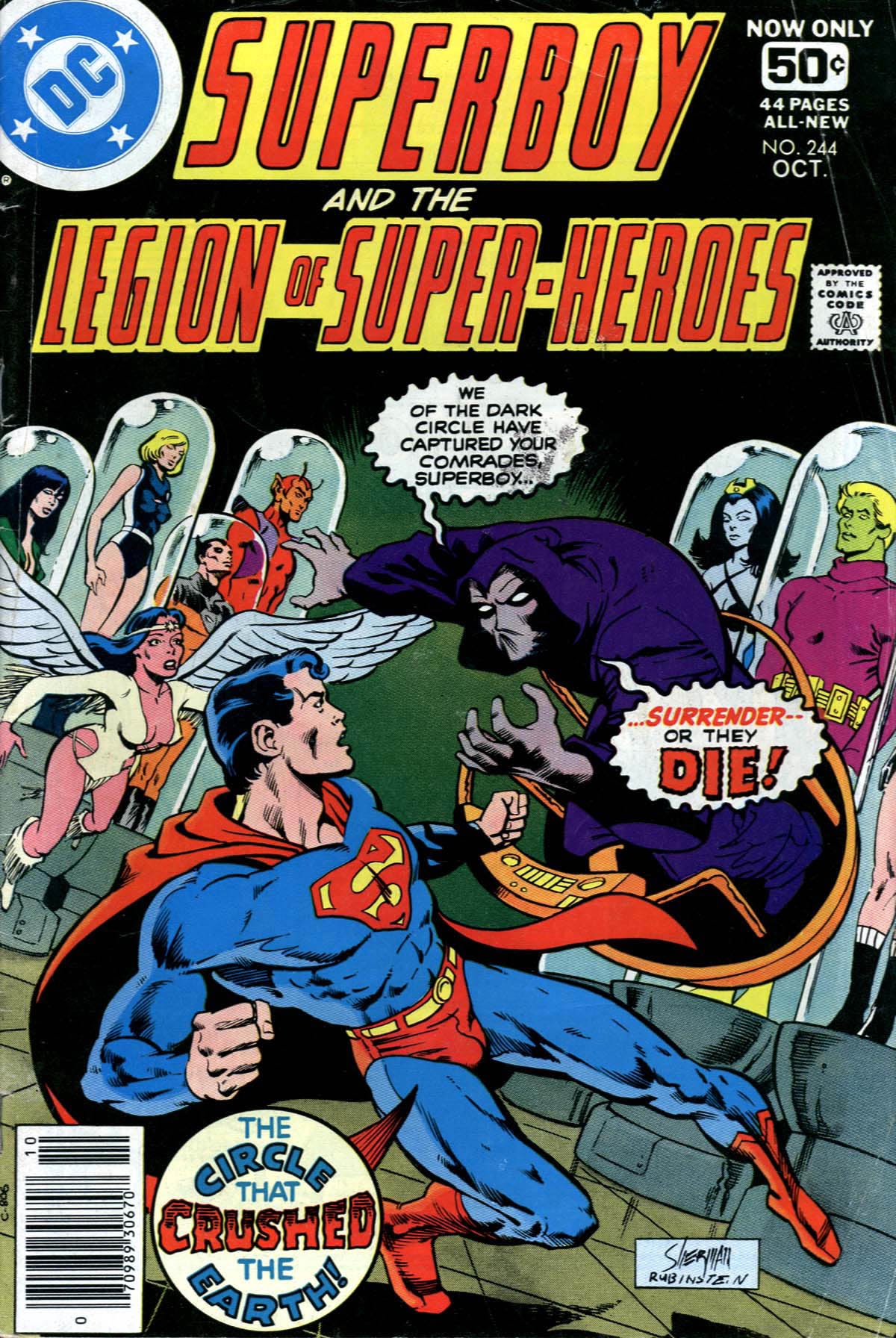 Read online Superboy and the Legion of Super-Heroes (1977) comic -  Issue #244 - 1