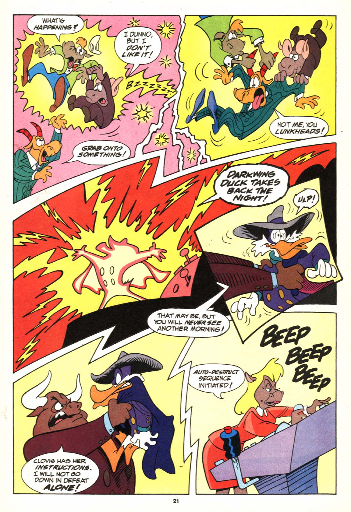 Read online Disney's Darkwing Duck Limited Series comic -  Issue #4 - 22