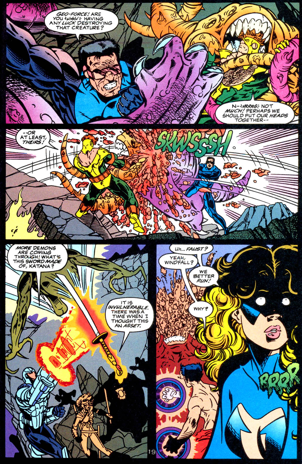 Read online Outsiders (1993) comic -  Issue #19 - 19