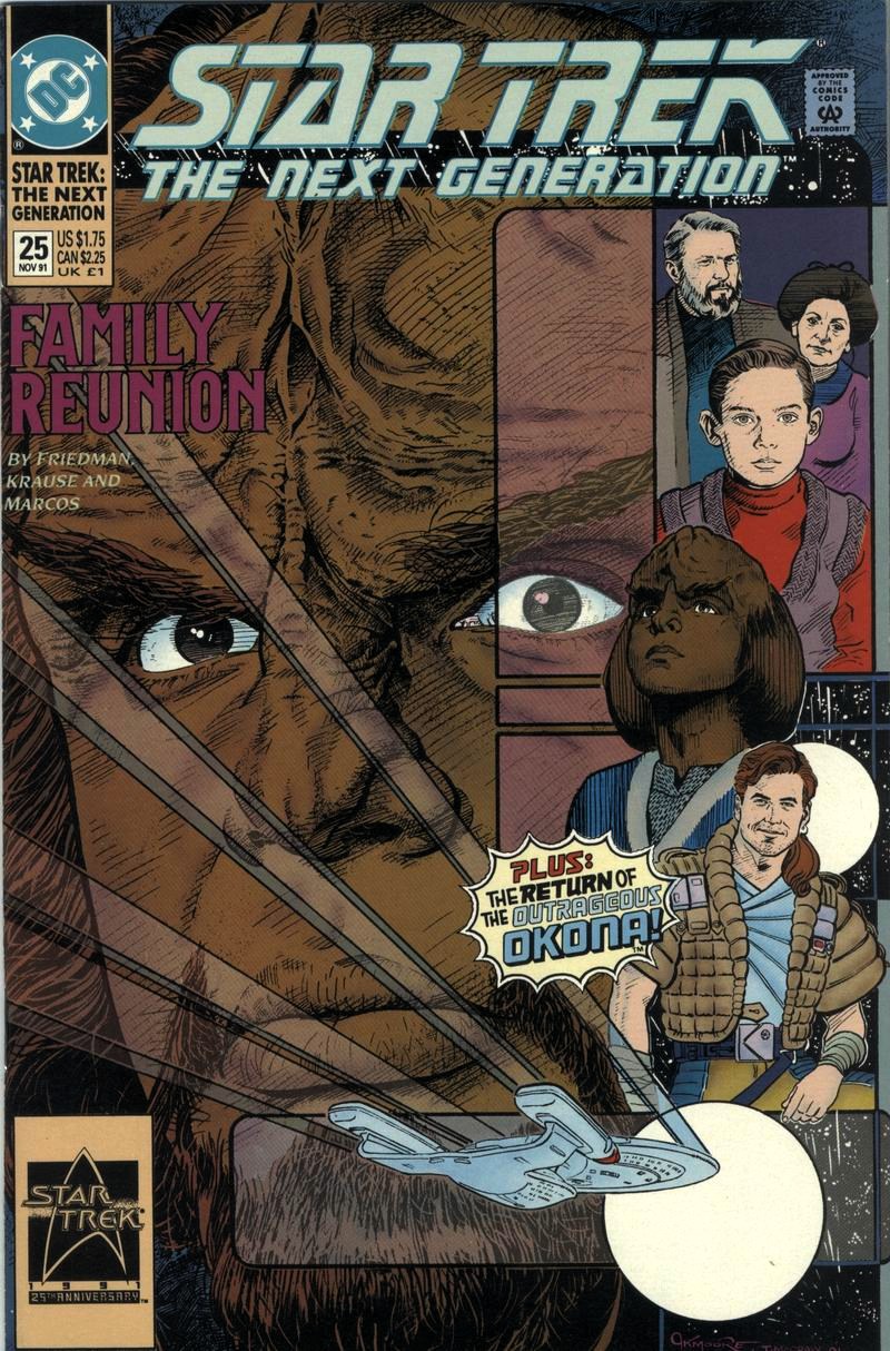 Read online Star Trek: The Next Generation (1989) comic -  Issue #25 - 1