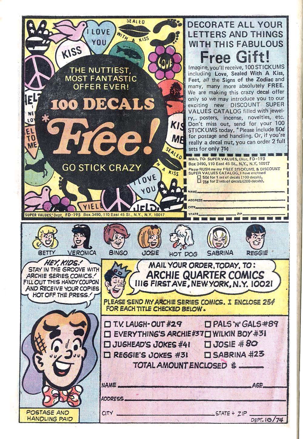 Read online Archie (1960) comic -  Issue #239 - 34