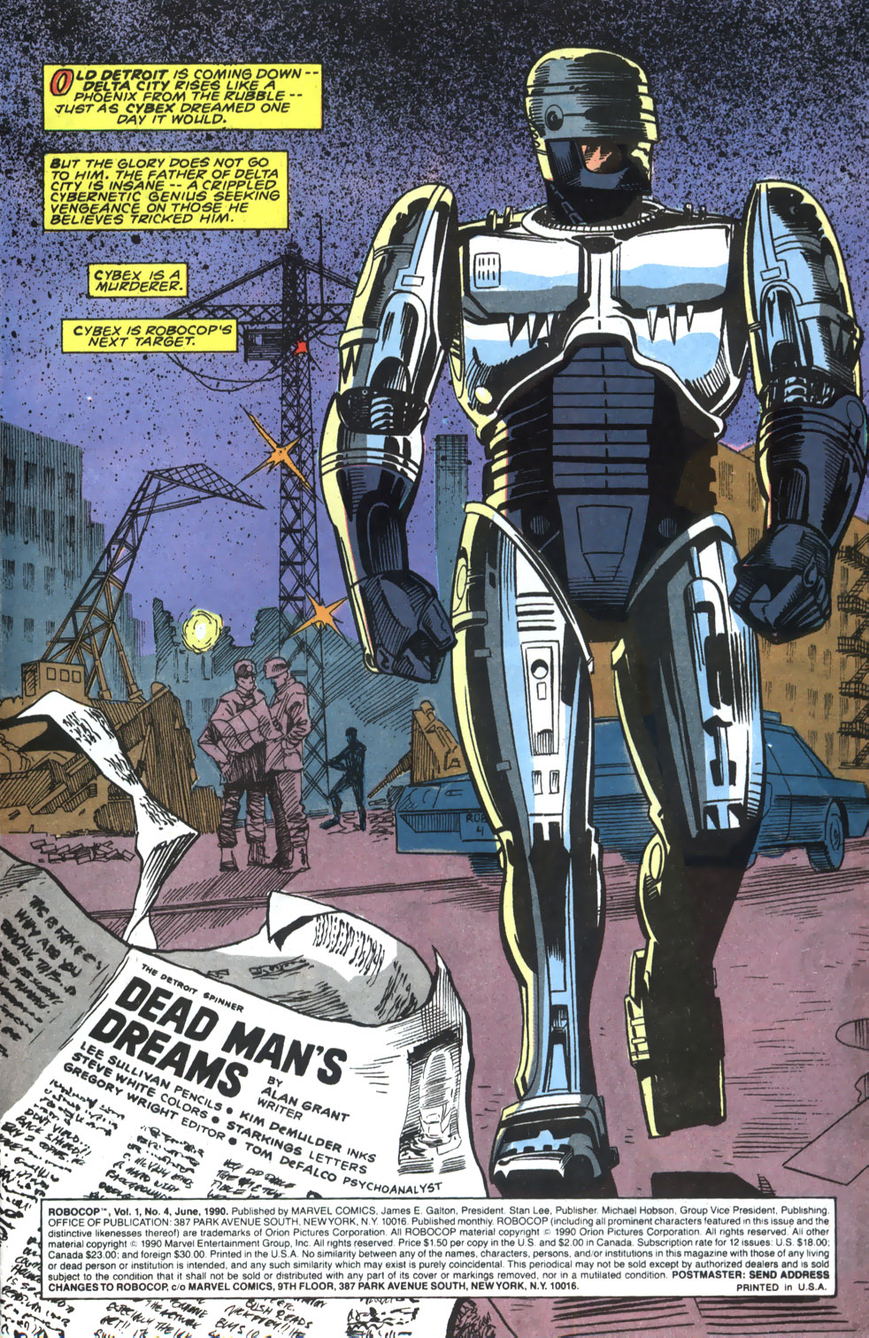 Read online Robocop (1990) comic -  Issue #4 - 2