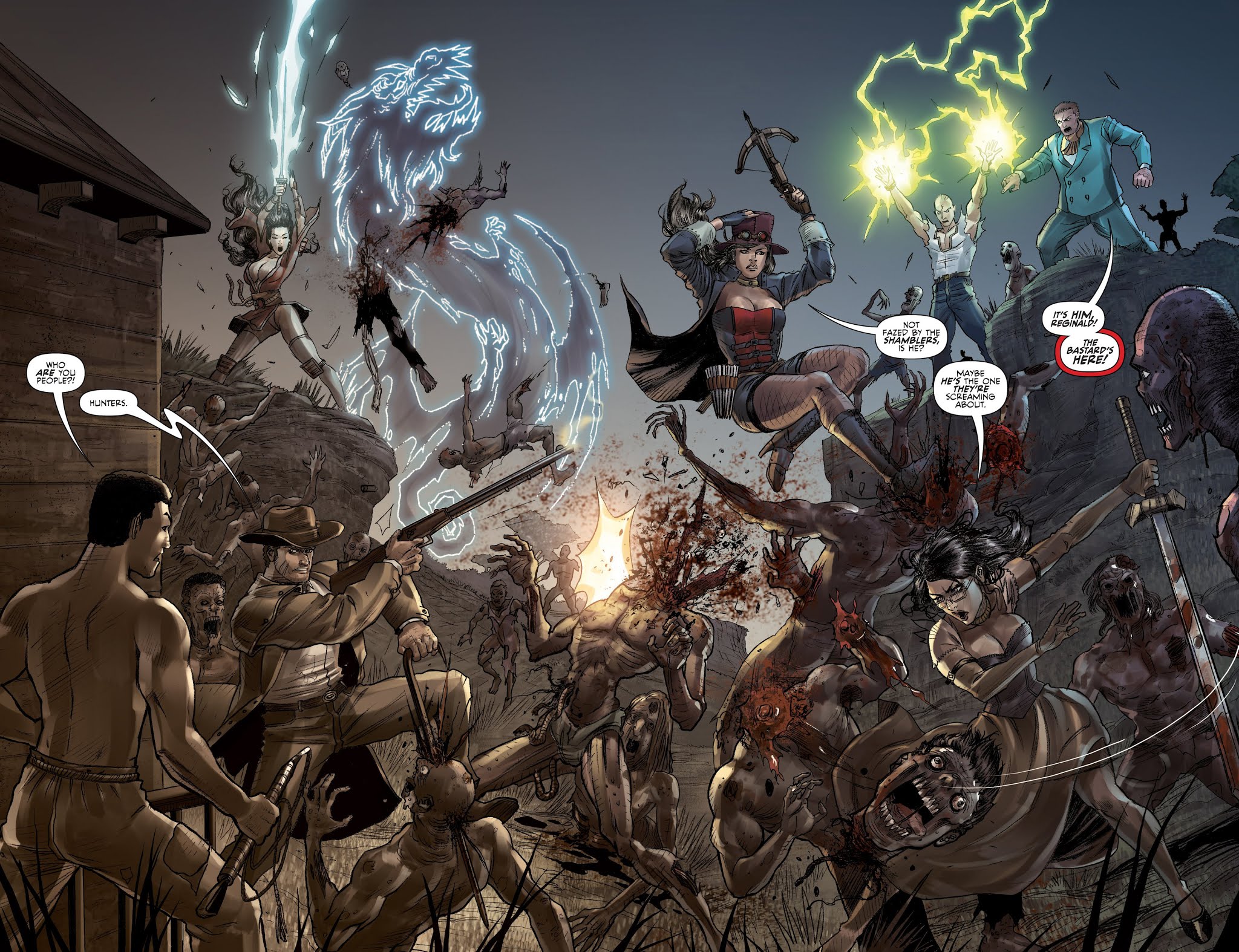 Read online Grimm Fairy Tales presents Zombies: The Cursed comic -  Issue #2 - 17