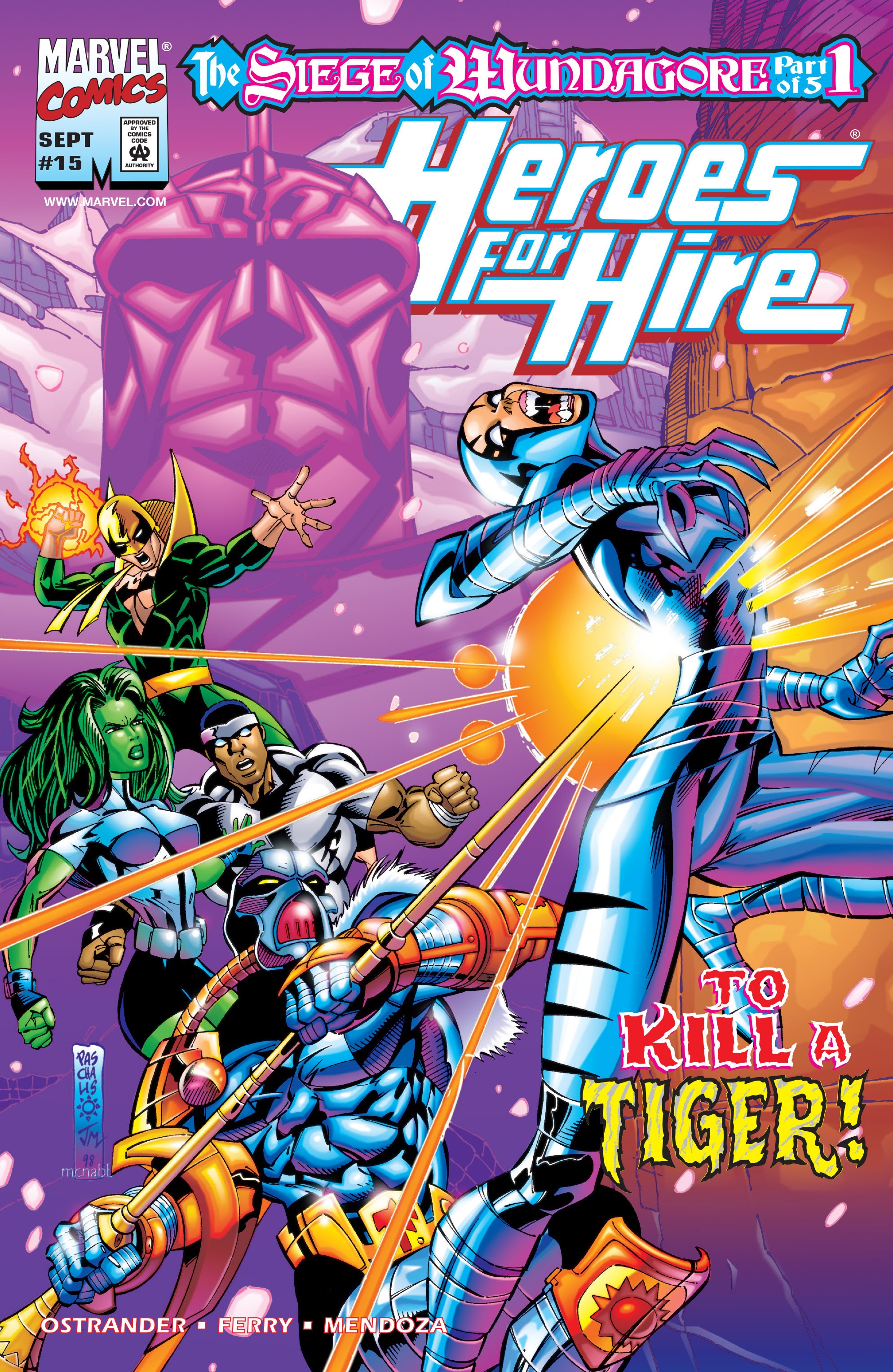 Read online Heroes For Hire (1997) comic -  Issue #15 - 1