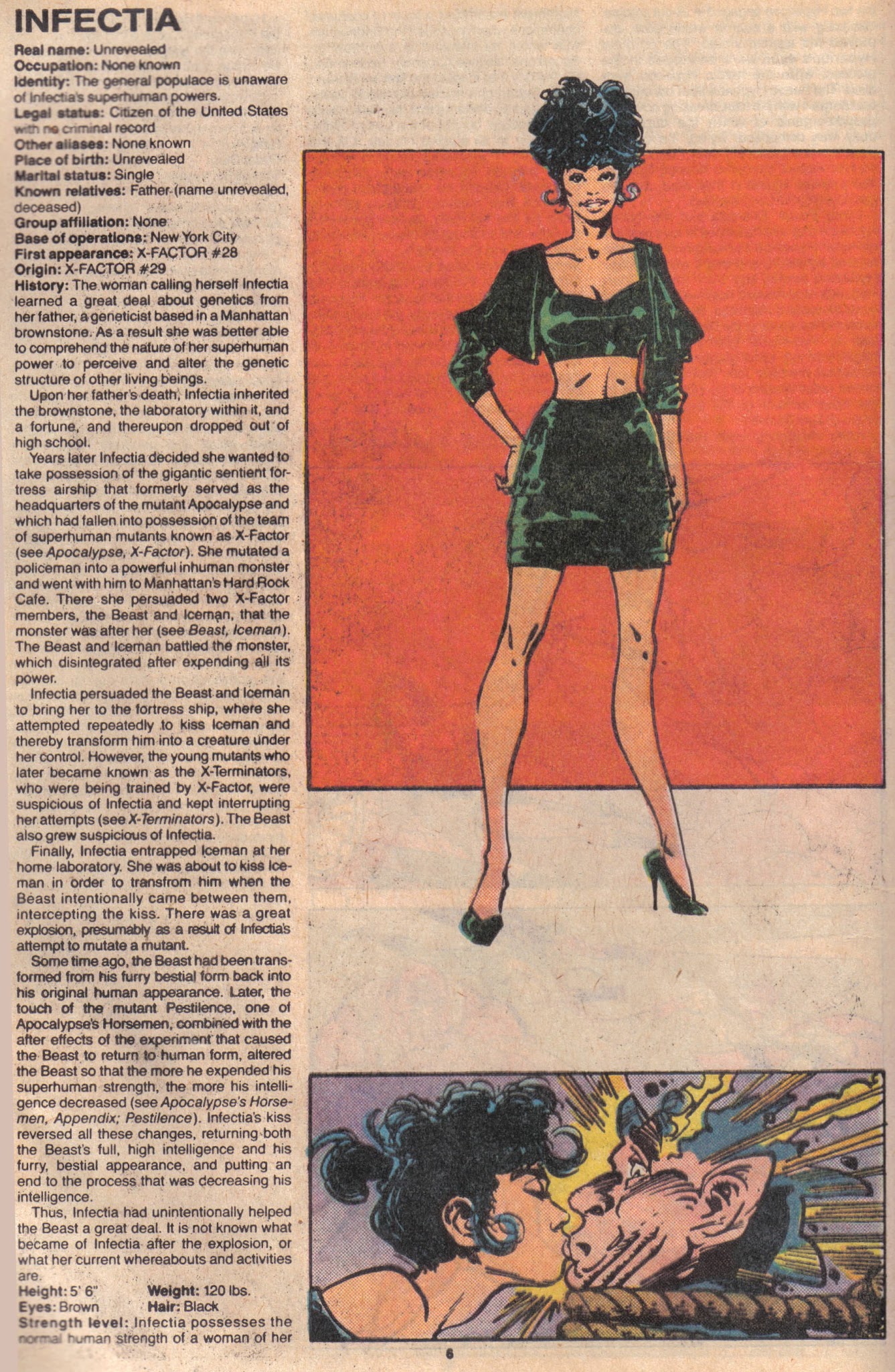 Read online The Official Handbook of the Marvel Universe: Update '89 comic -  Issue #4 - 7