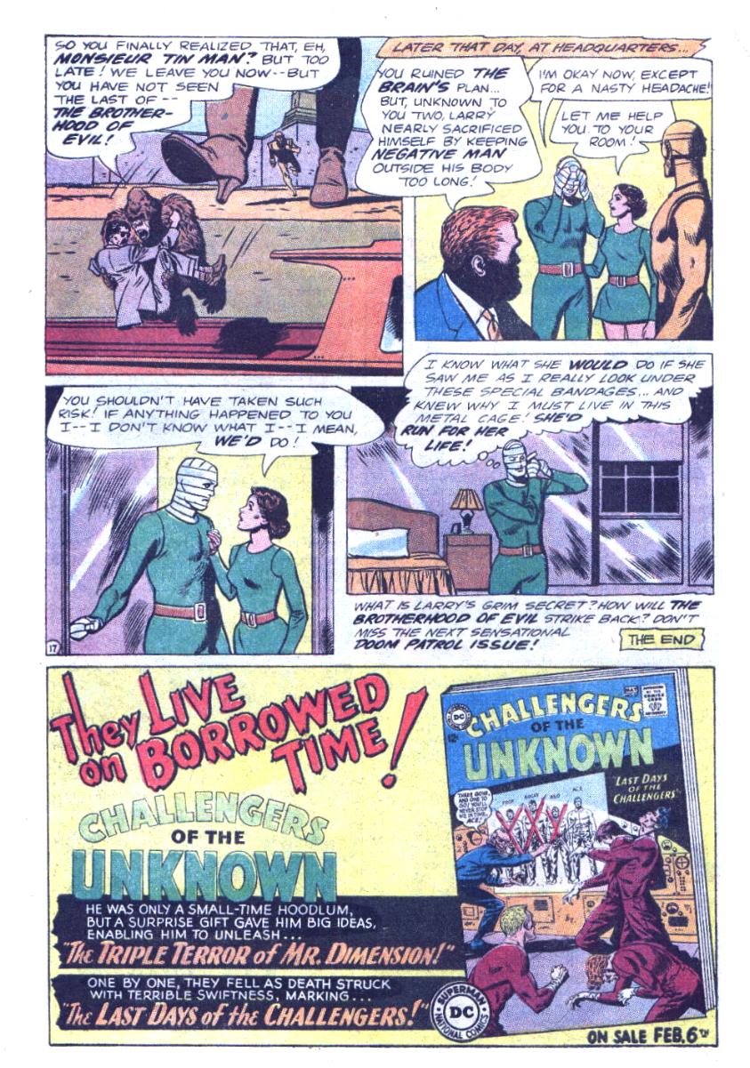Read online Doom Patrol (1964) comic -  Issue #86 - 20