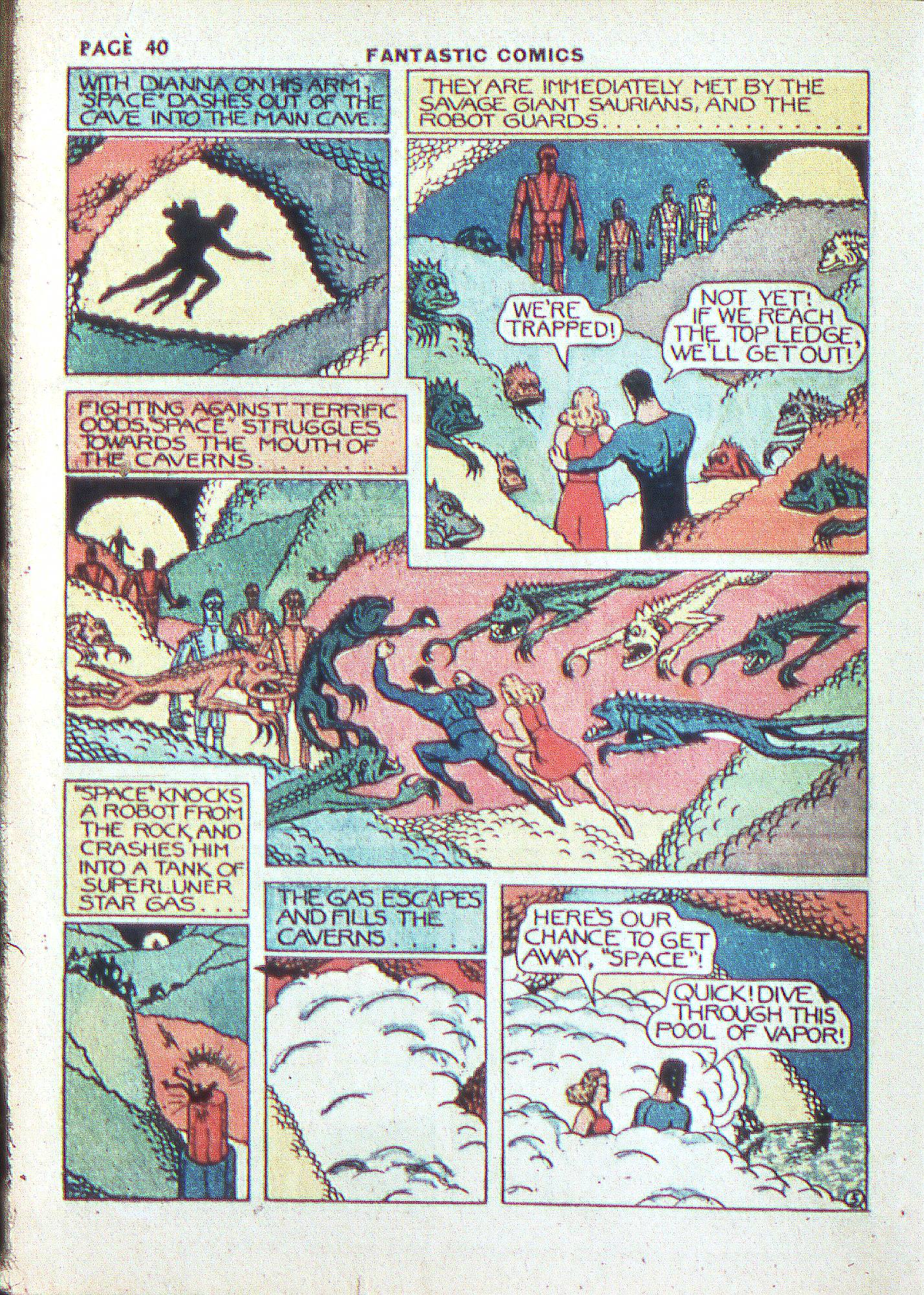 Read online Fantastic Comics comic -  Issue #3 - 42