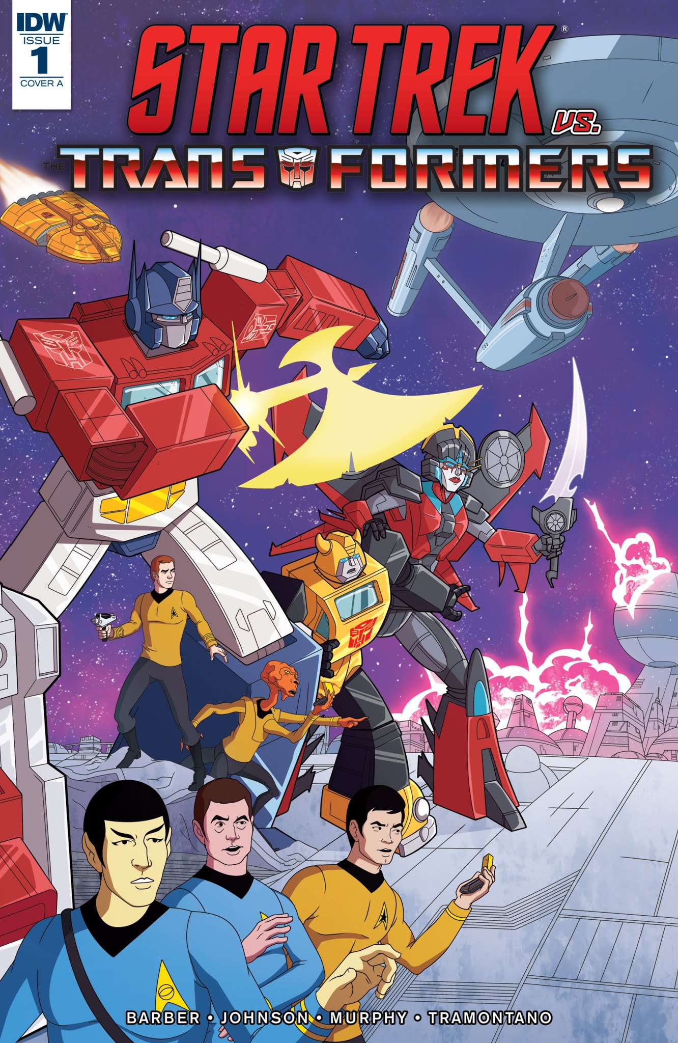 Read online Star Trek vs. Transformers comic -  Issue #1 - 1