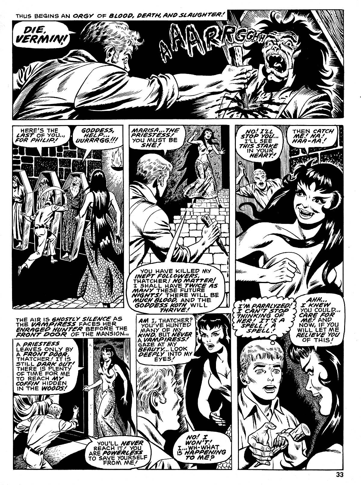 Read online Nightmare (1970) comic -  Issue #12 - 34