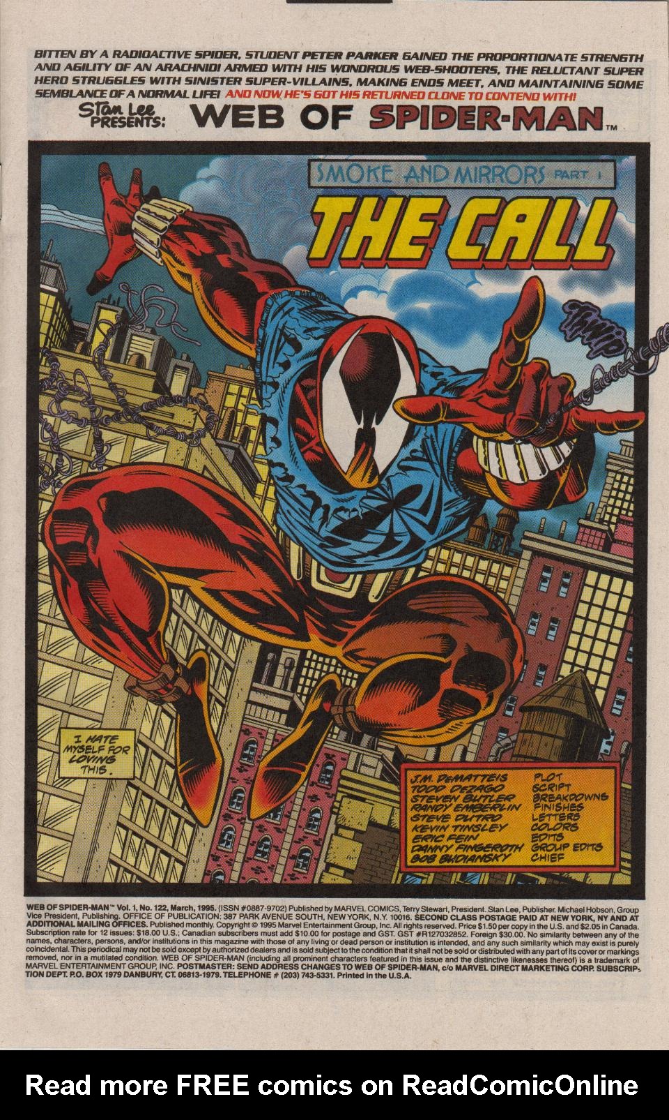 Read online Web of Spider-Man (1985) comic -  Issue #122 - 2