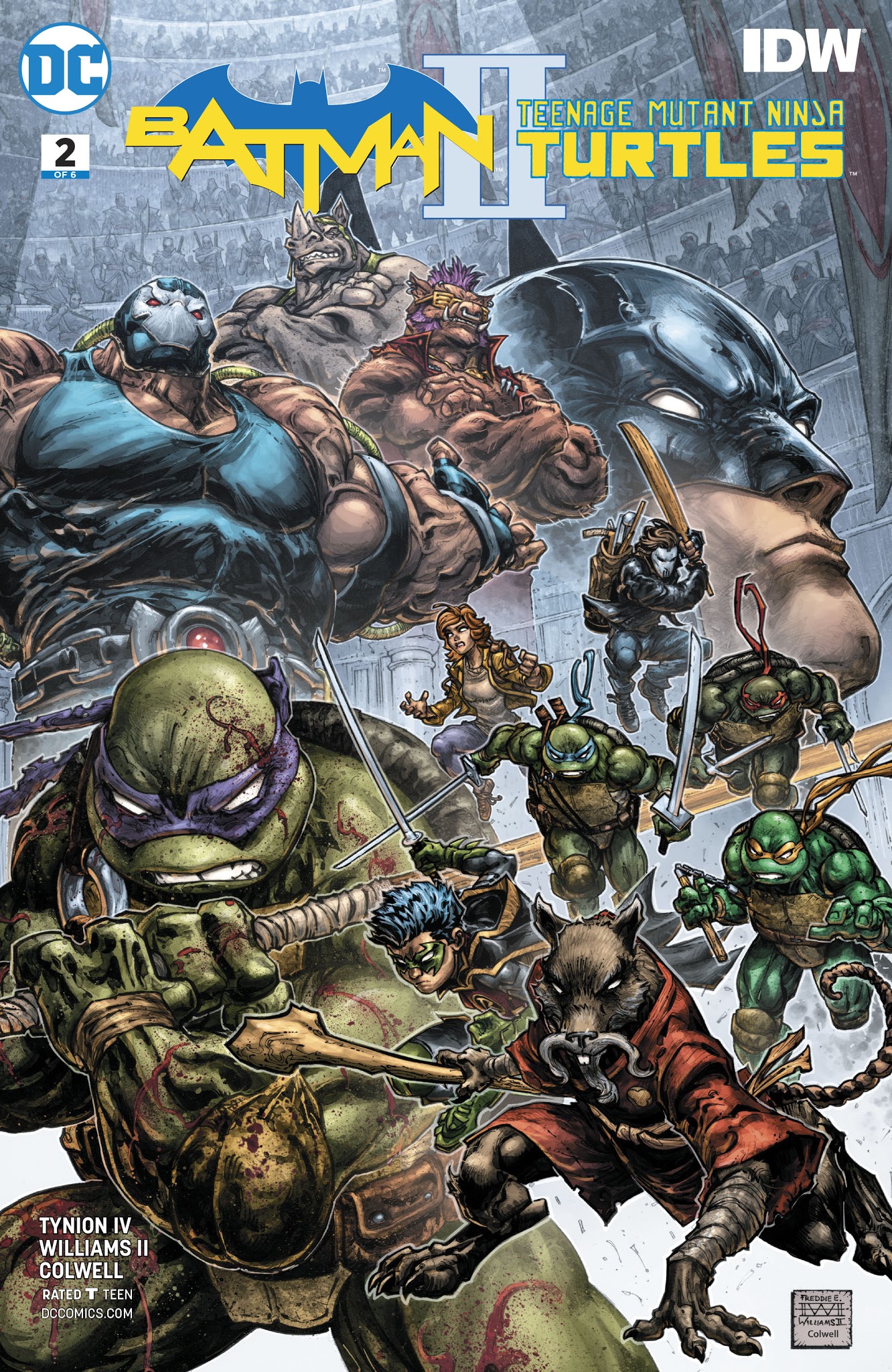 Read online Batman/Teenage Mutant Ninja Turtles II comic -  Issue #2 - 1