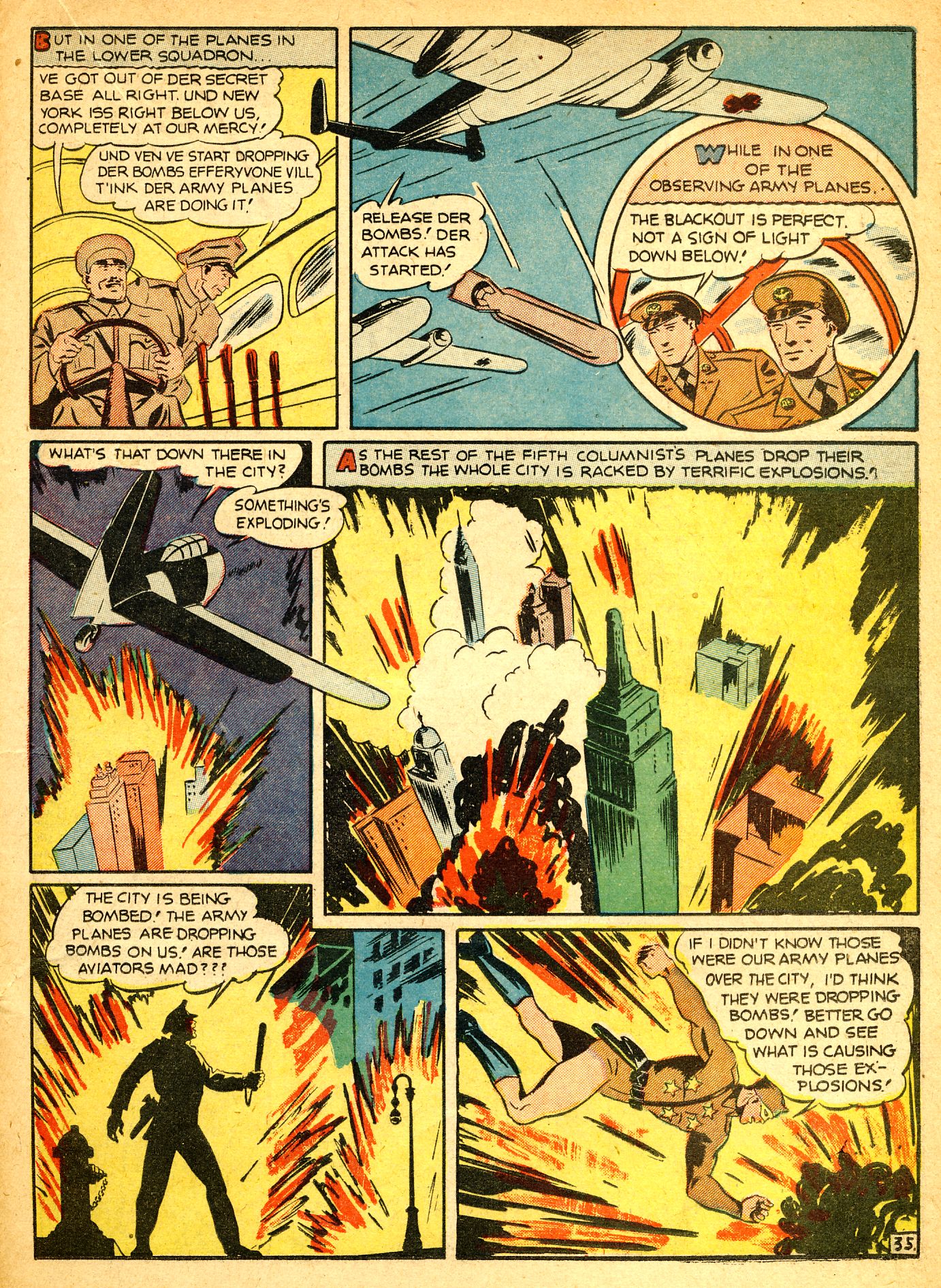 Read online Our Flag Comics comic -  Issue #2 - 36