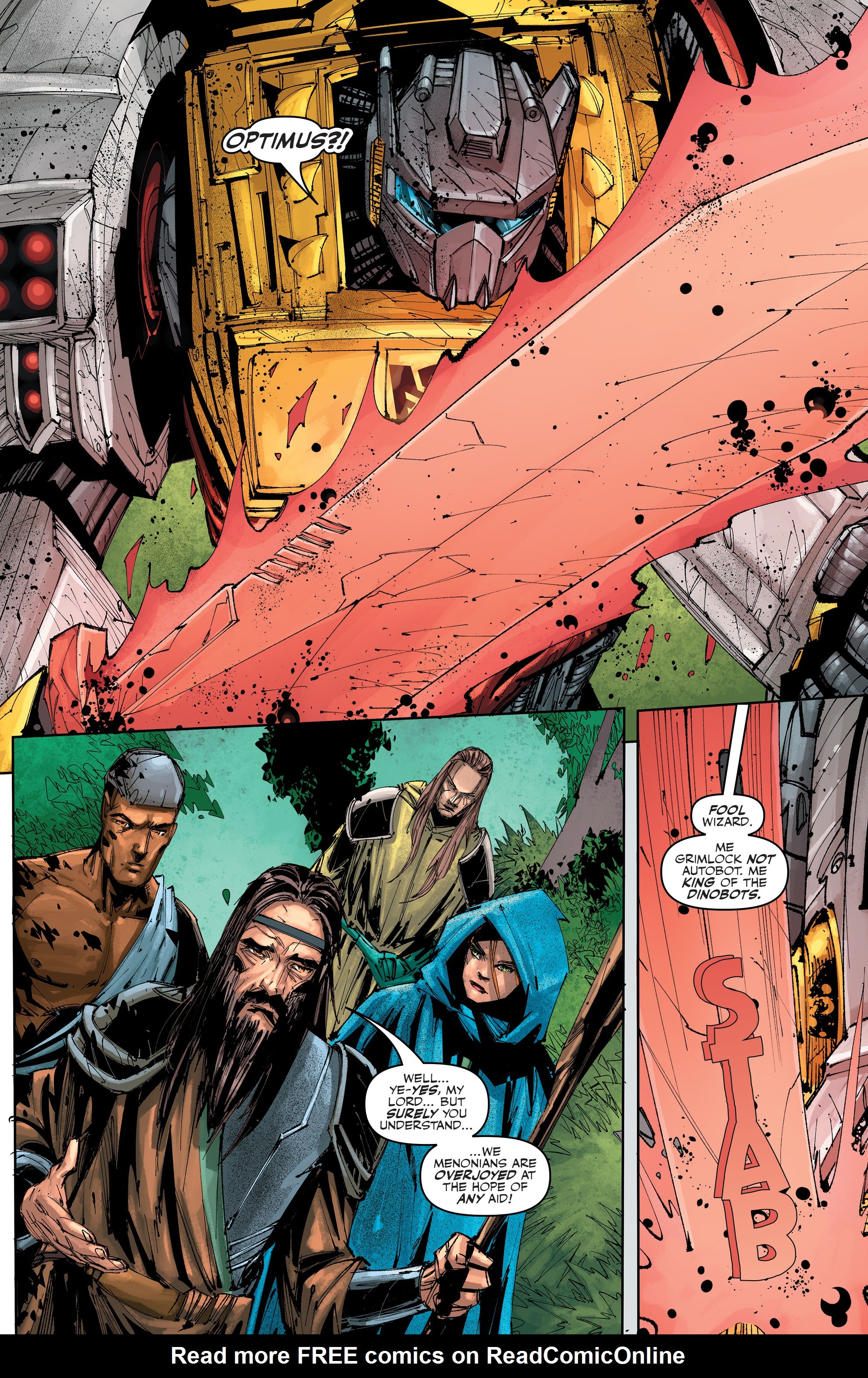 Read online Transformers: King Grimlock comic -  Issue #1 - 16