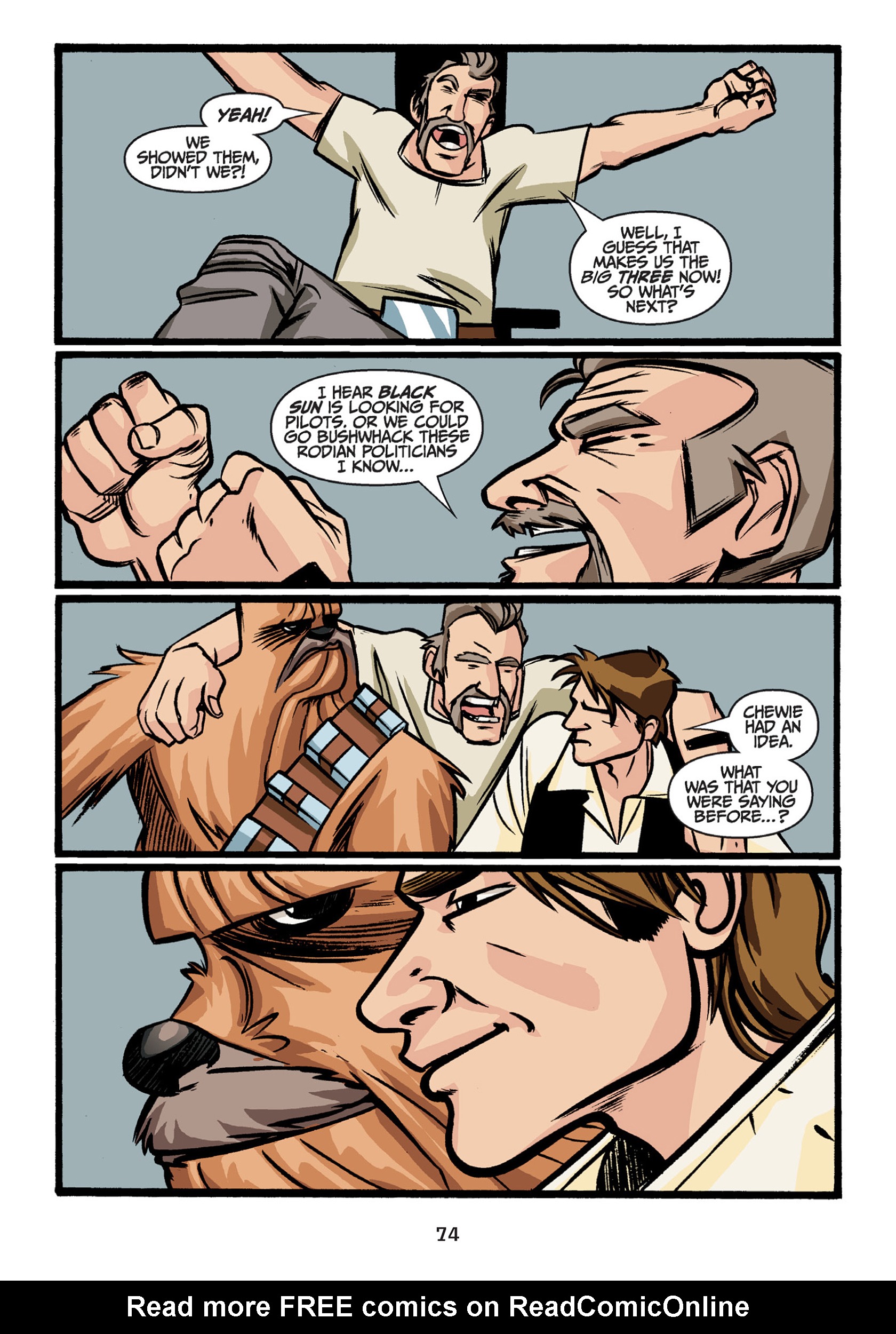 Read online Star Wars Adventures comic -  Issue # Issue Han Solo and the Hollow Moon of Khorya - 76