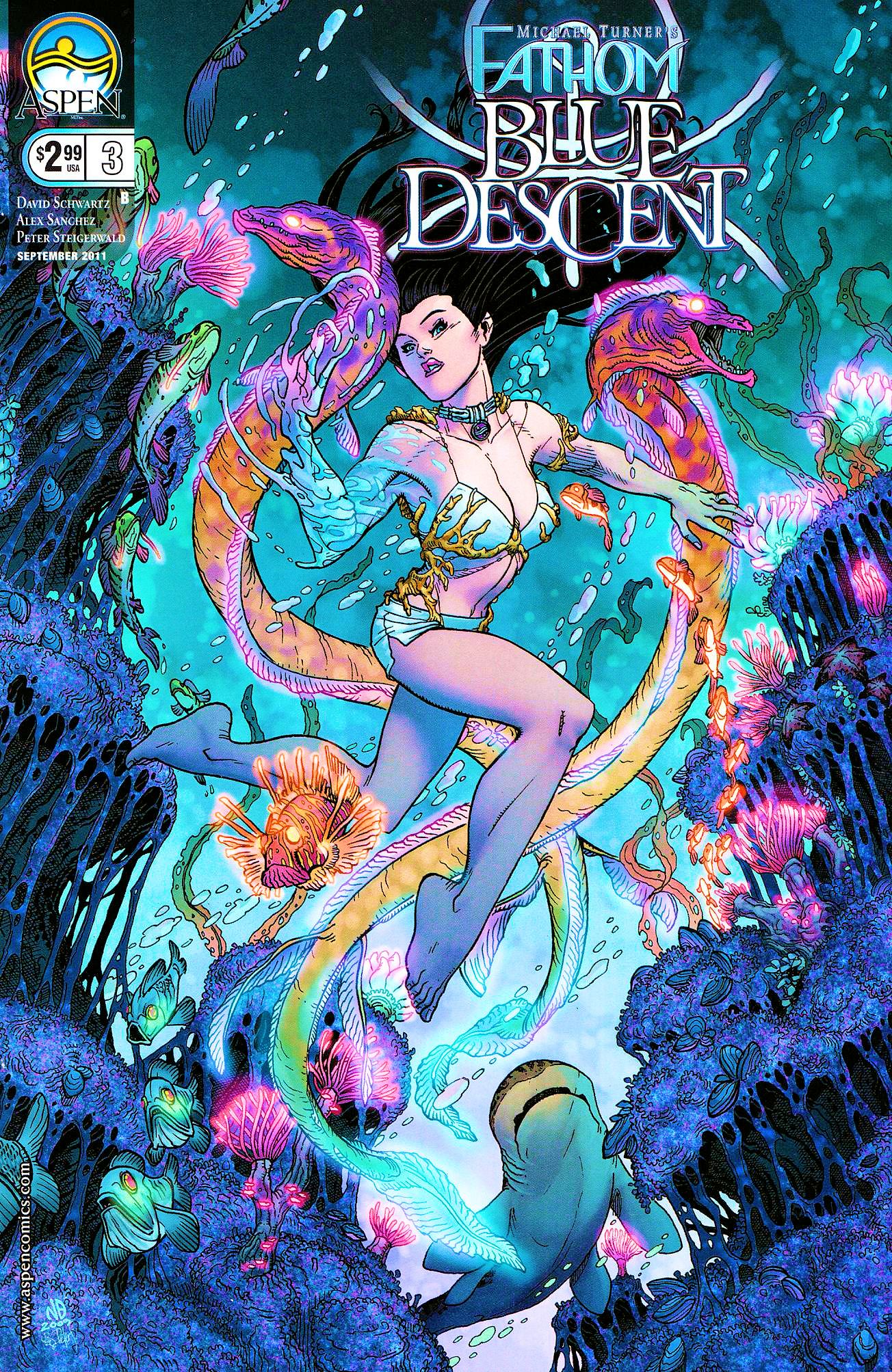 Read online Fathom: Blue Descent comic -  Issue #3 - 2