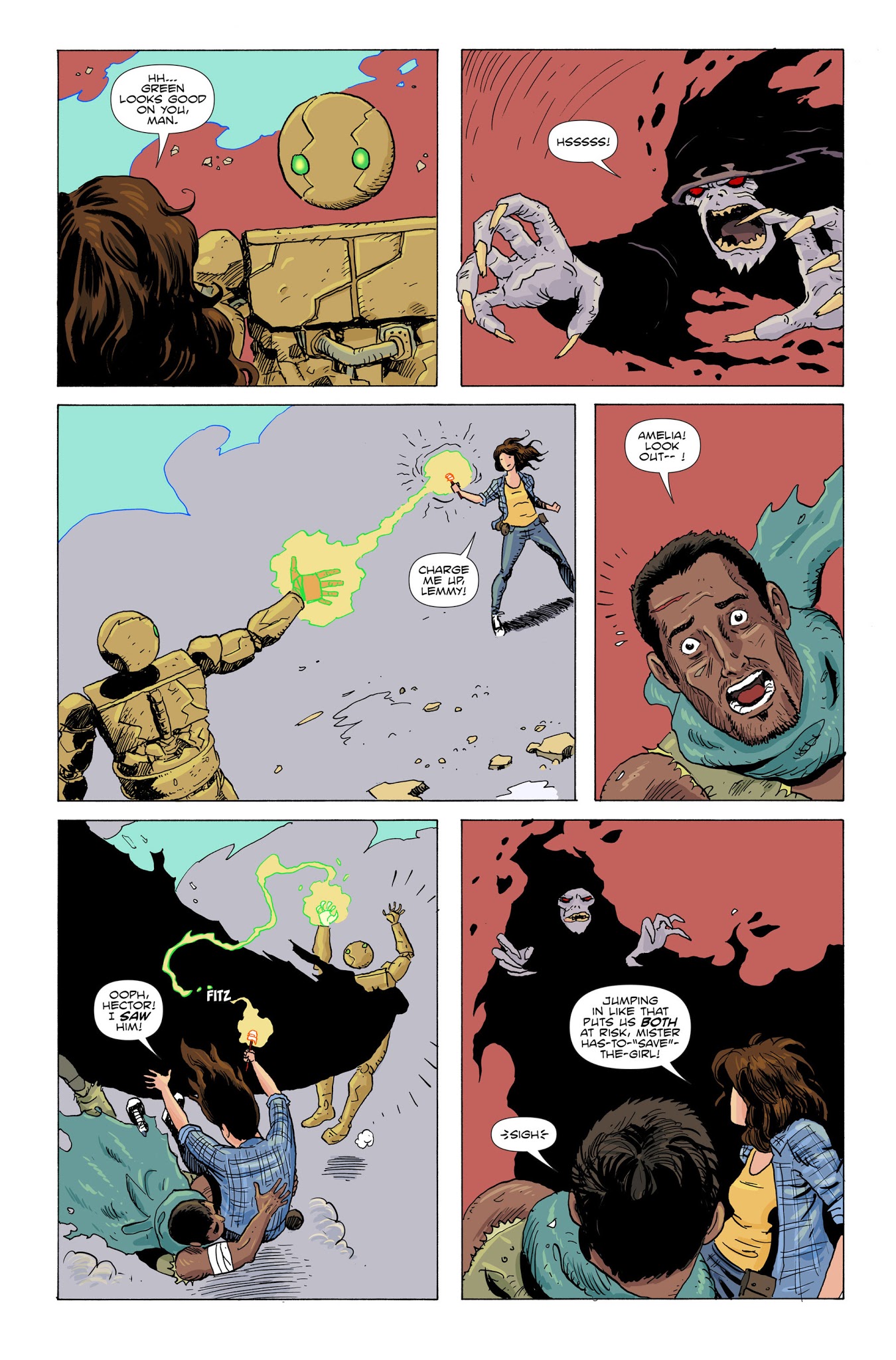 Read online Amelia Cole and the Enemy Unleashed comic -  Issue #6 - 9