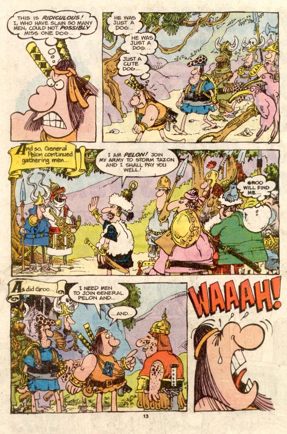 Read online Sergio Aragonés Groo the Wanderer comic -  Issue #38 - 13