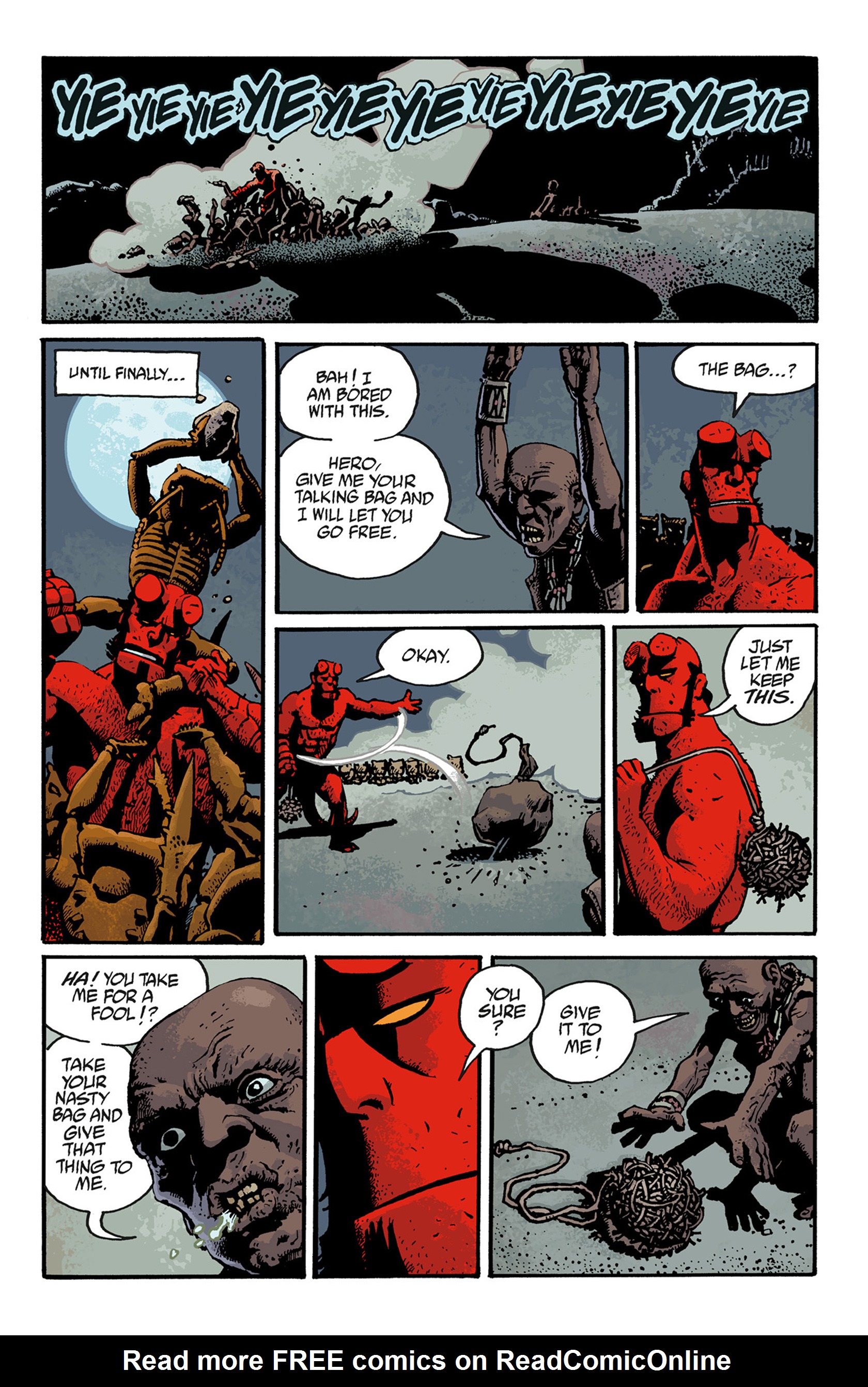 Read online Hellboy: The Troll Witch and Others comic -  Issue # TPB - 113