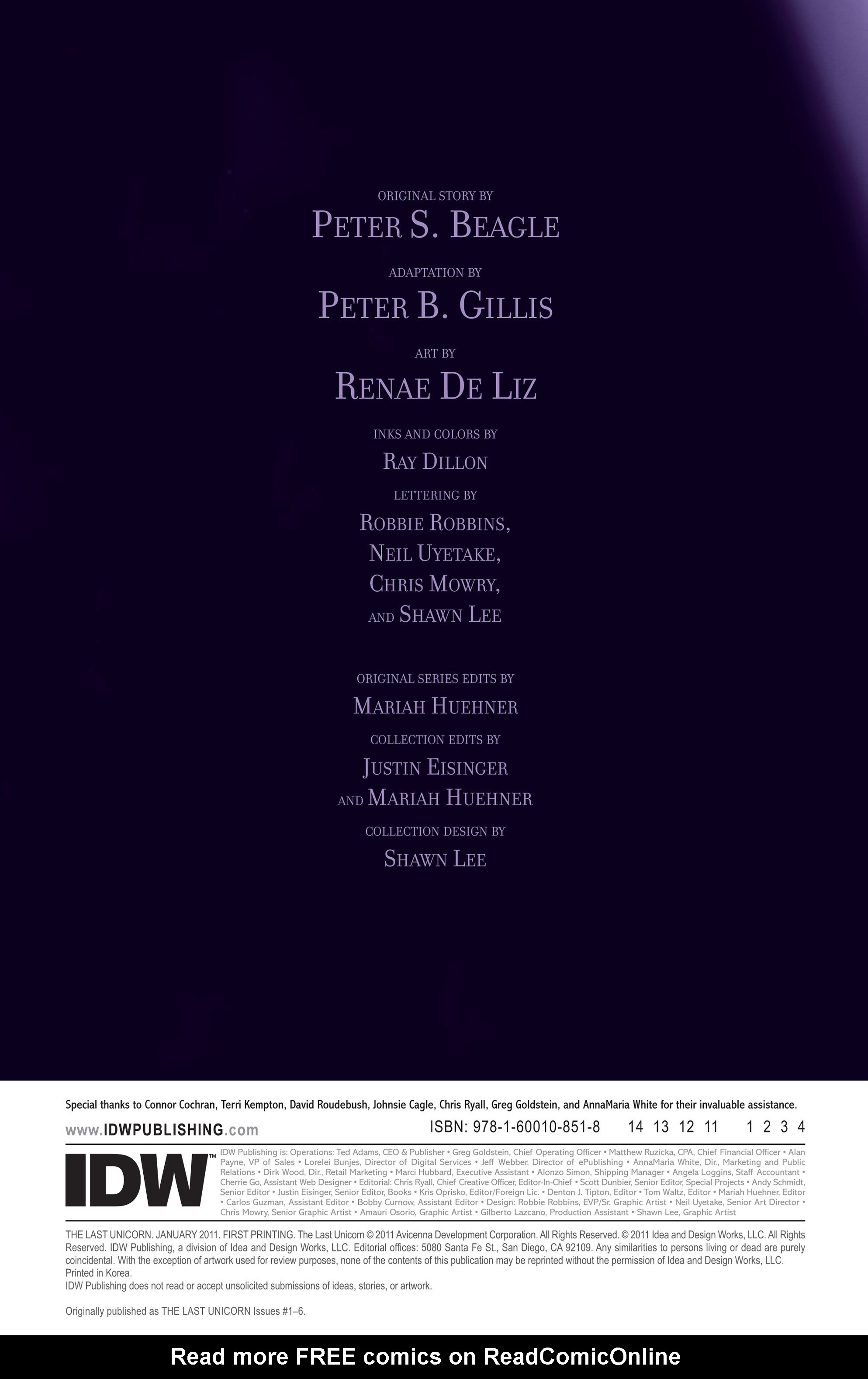 Read online The Last Unicorn comic -  Issue # TPB - 3