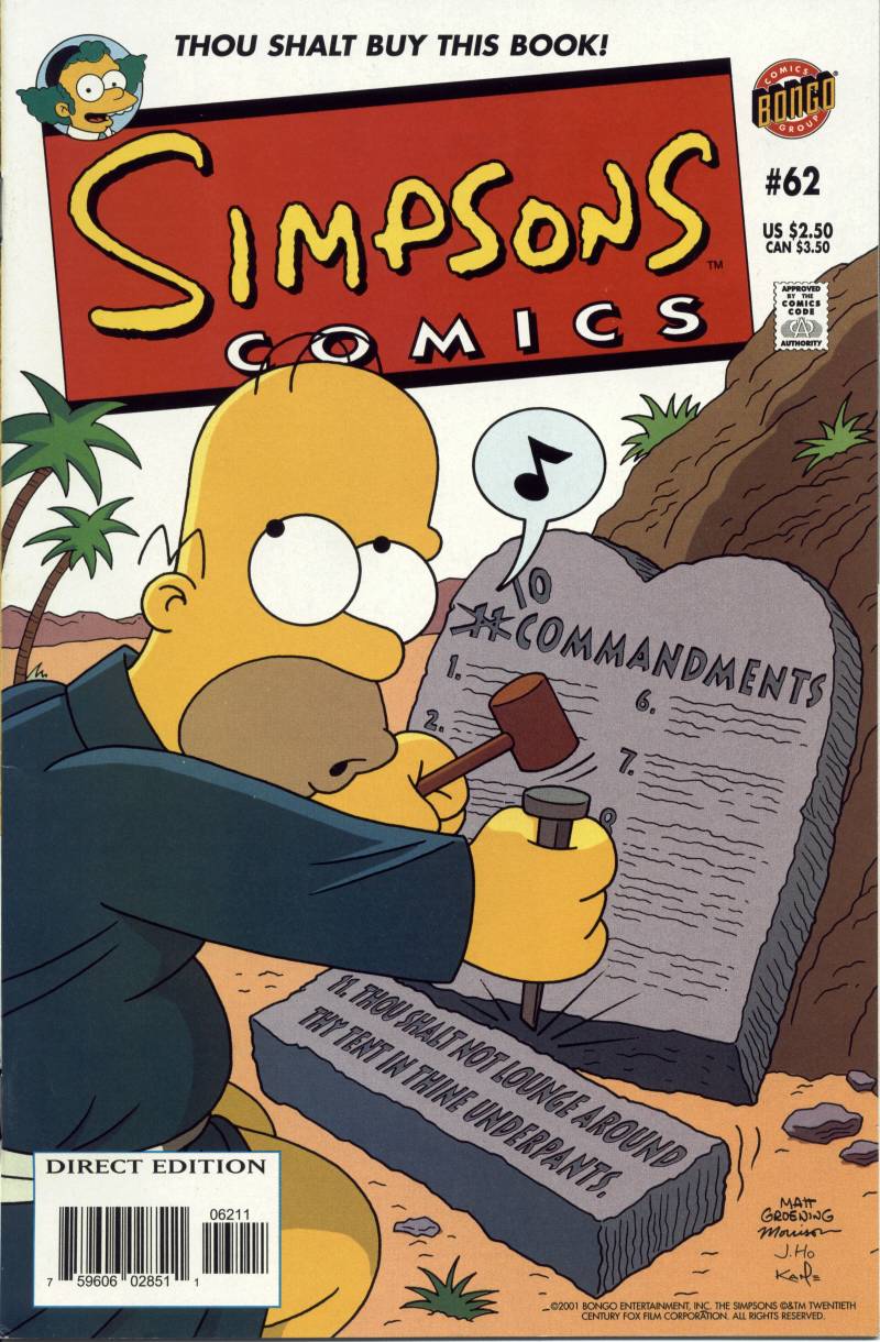 Read online Simpsons Comics comic -  Issue #62 - 1