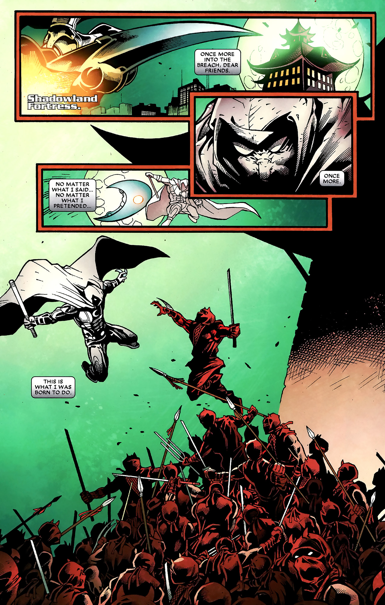 Read online Shadowland: Moon Knight comic -  Issue #3 - 23