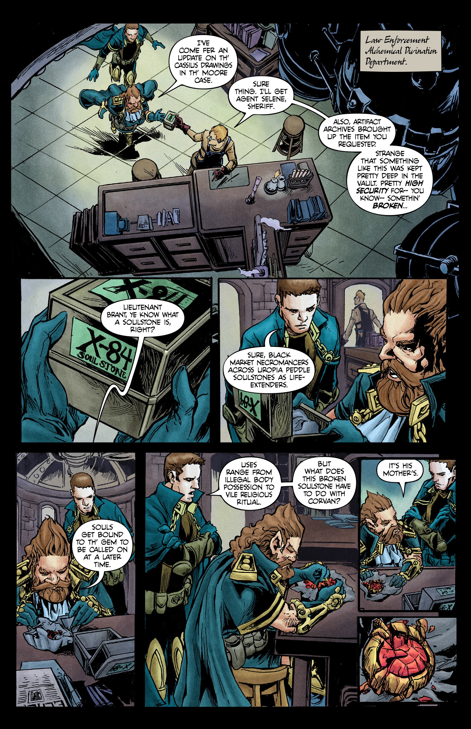 Read online Raven Nevermore comic -  Issue #4 - 23