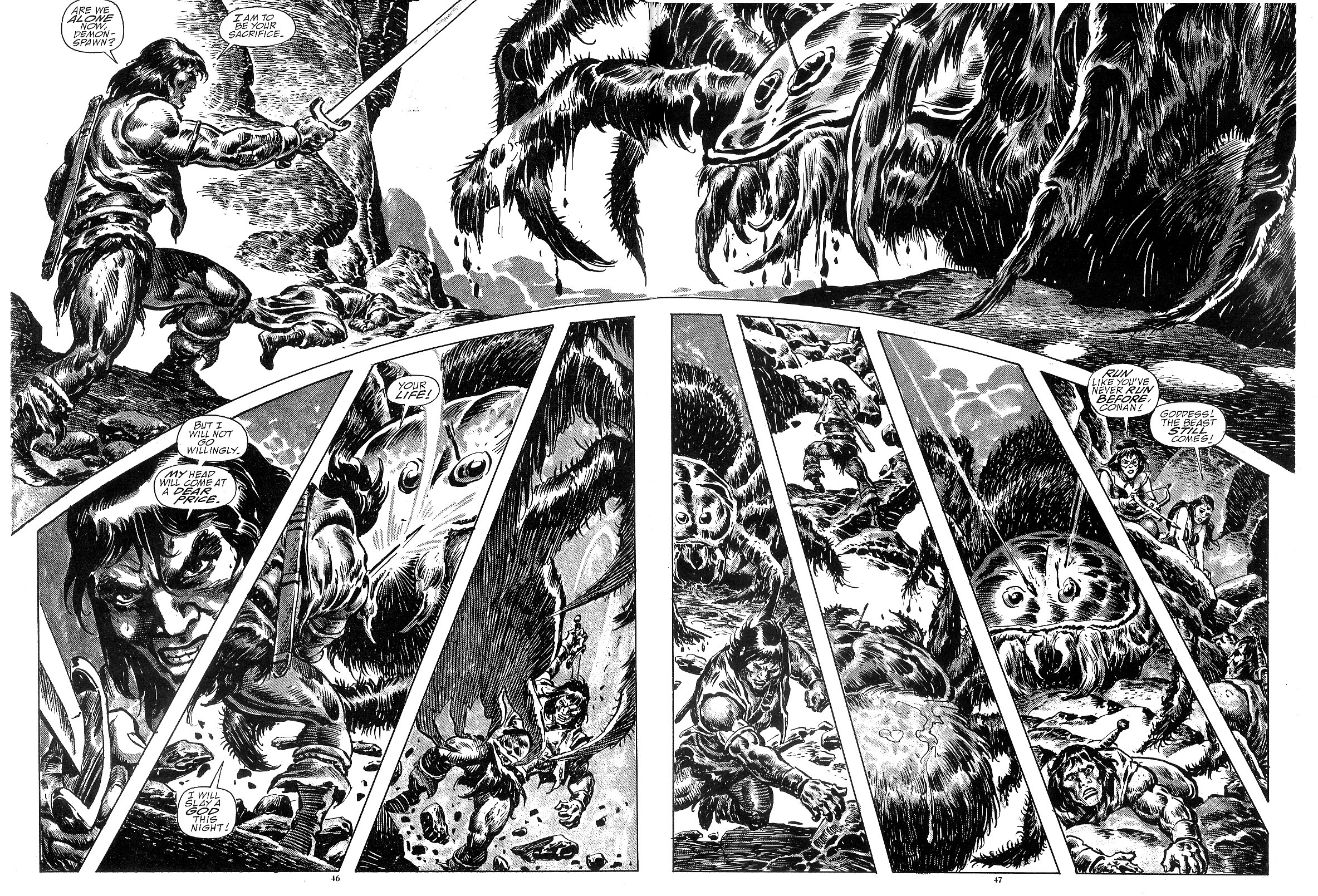 Read online The Savage Sword Of Conan comic -  Issue #183 - 30