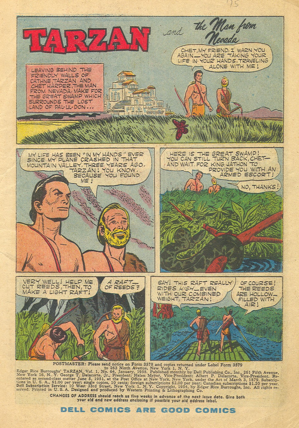 Read online Tarzan (1948) comic -  Issue #64 - 3