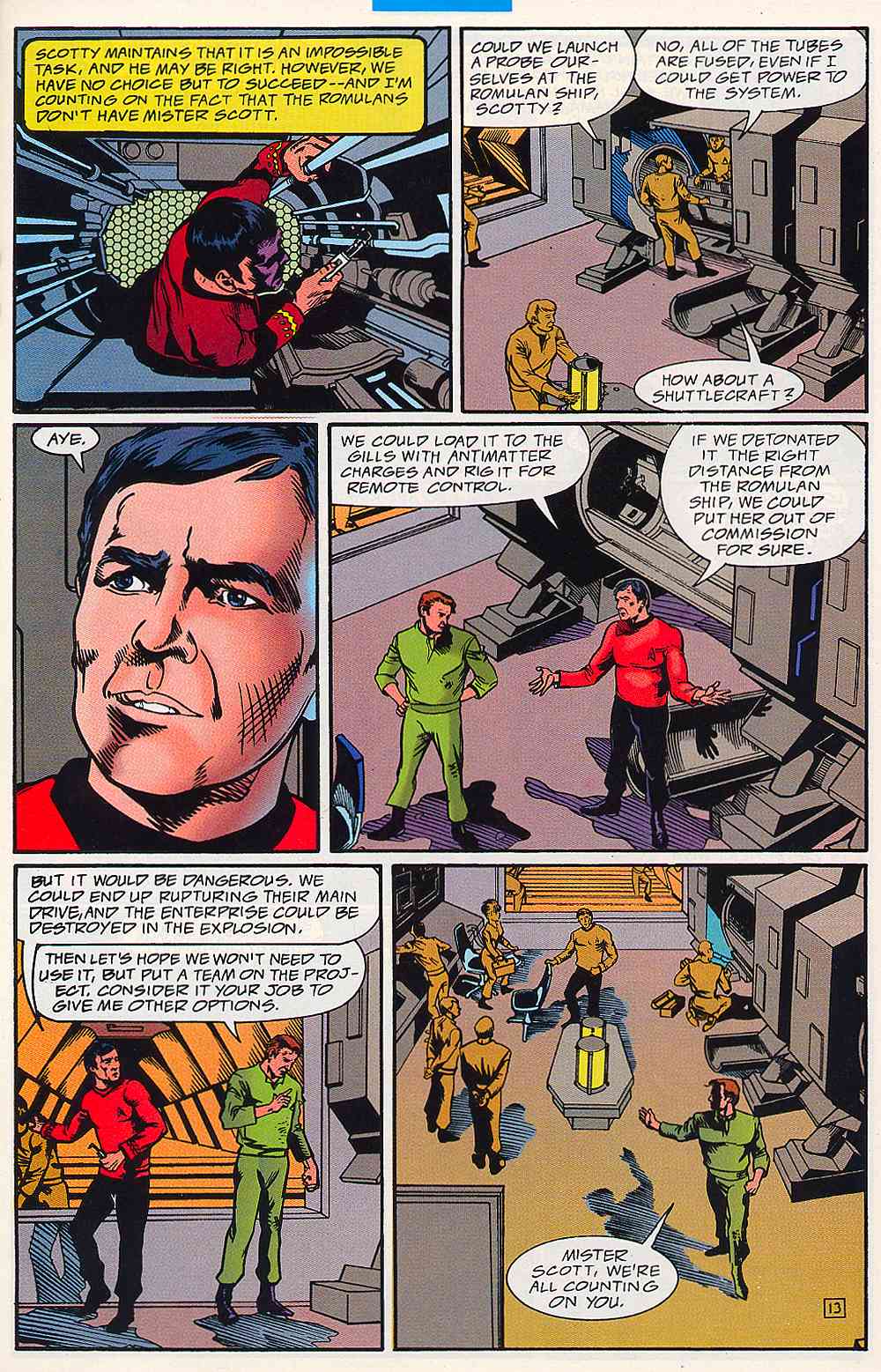 Read online Star Trek (1989) comic -  Issue #77 - 14