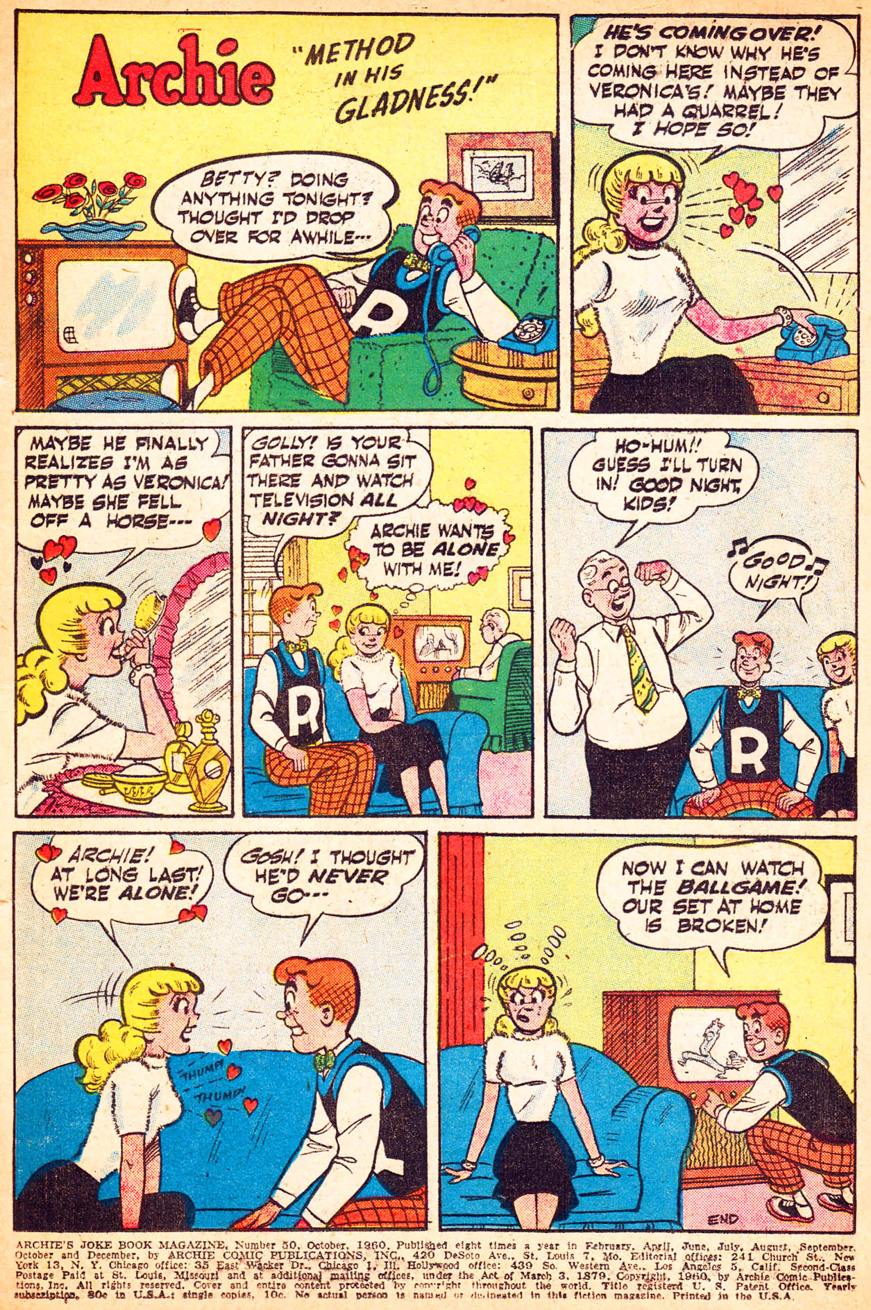 Read online Archie's Joke Book Magazine comic -  Issue #50 - 3