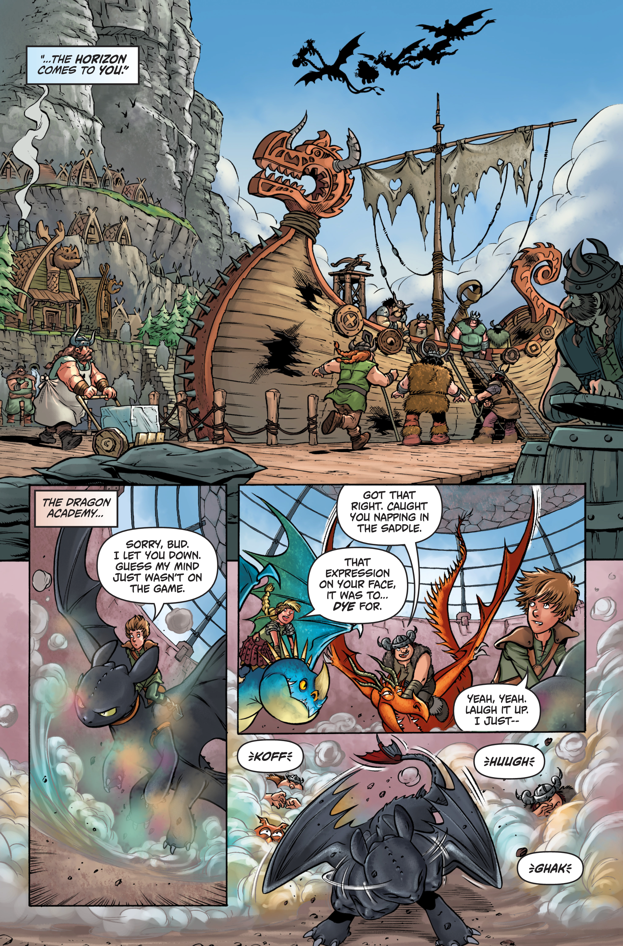 Read online DreamWorks Dragons: Riders of Berk comic -  Issue # _TPB - 64
