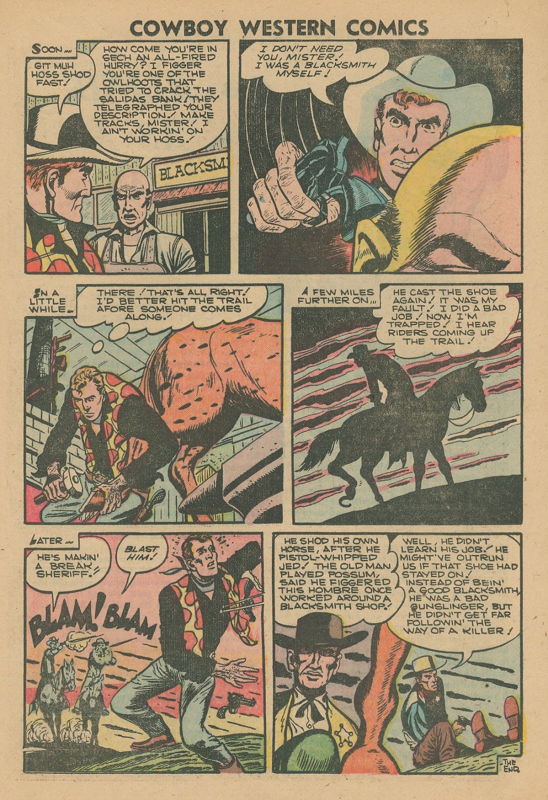Read online Cowboy Western Heroes comic - Issue #47
