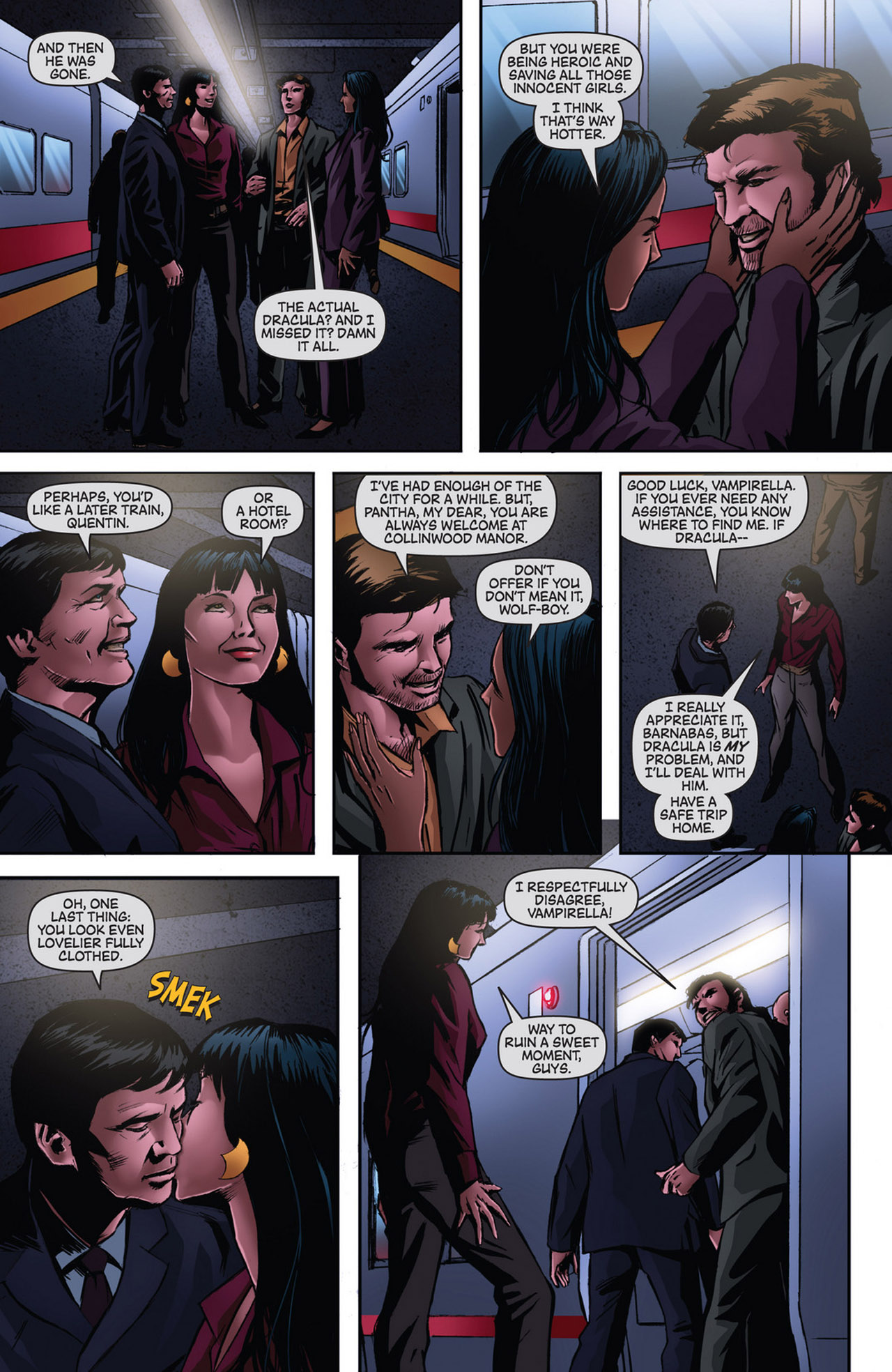 Read online Dark Shadows/Vampirella comic -  Issue #5 - 21