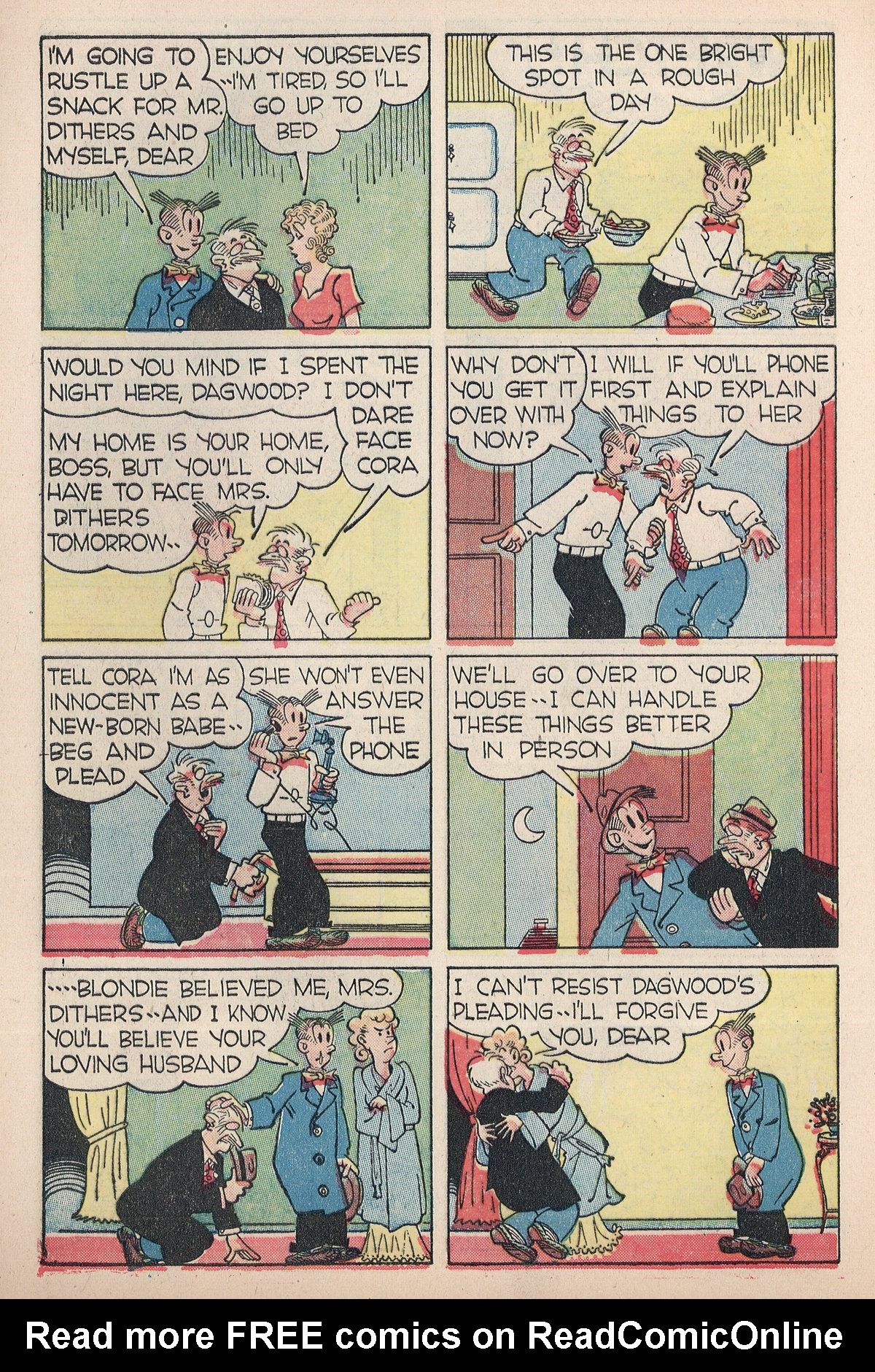 Read online Blondie Comics (1947) comic -  Issue #7 - 6