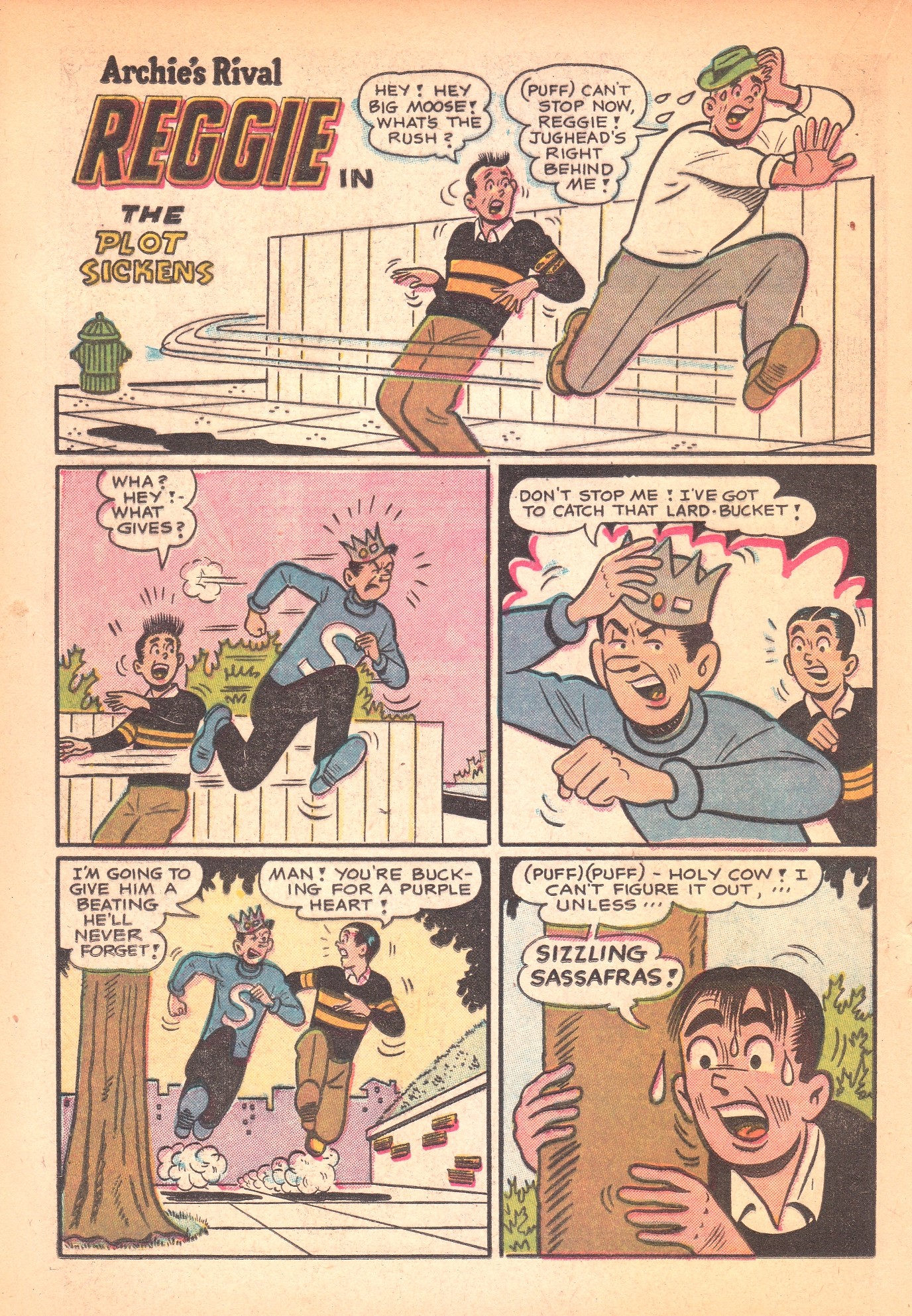 Read online Archie's Rival Reggie comic -  Issue #12 - 16