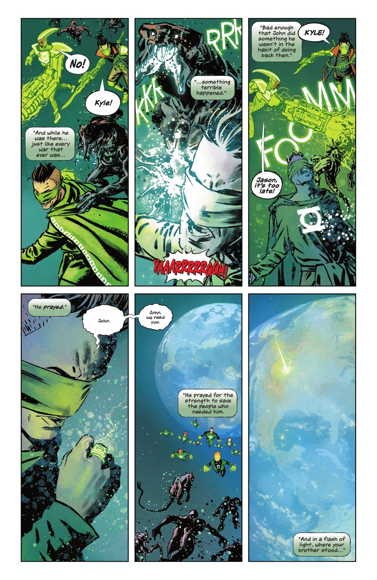 Read online Dark Crisis: Worlds Without a Justice League - Green Lantern comic -  Issue #1 - 6