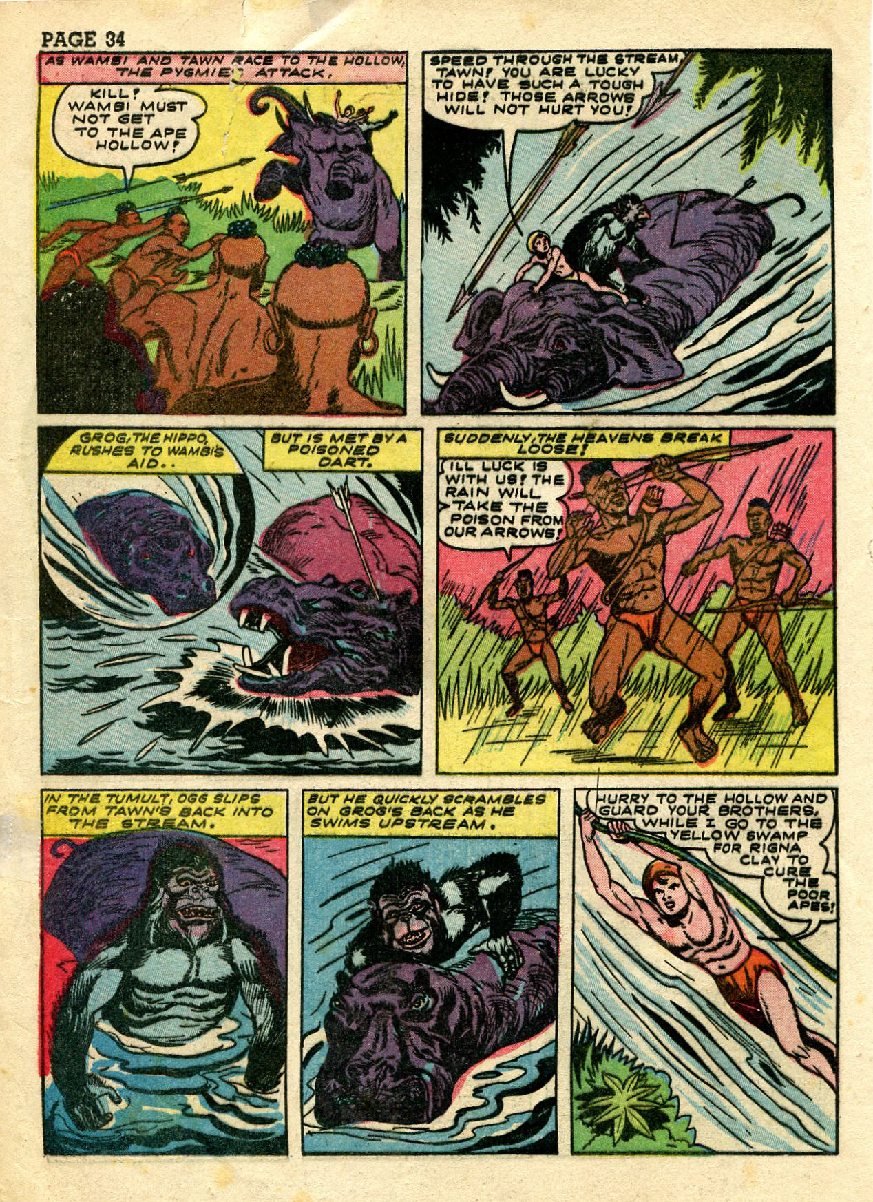 Read online Wambi Jungle Boy comic -  Issue #3 - 36