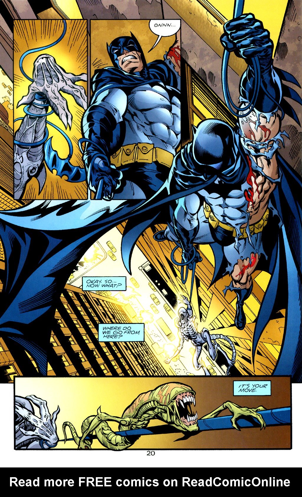 Read online Batman/Aliens II comic -  Issue #2 - 20