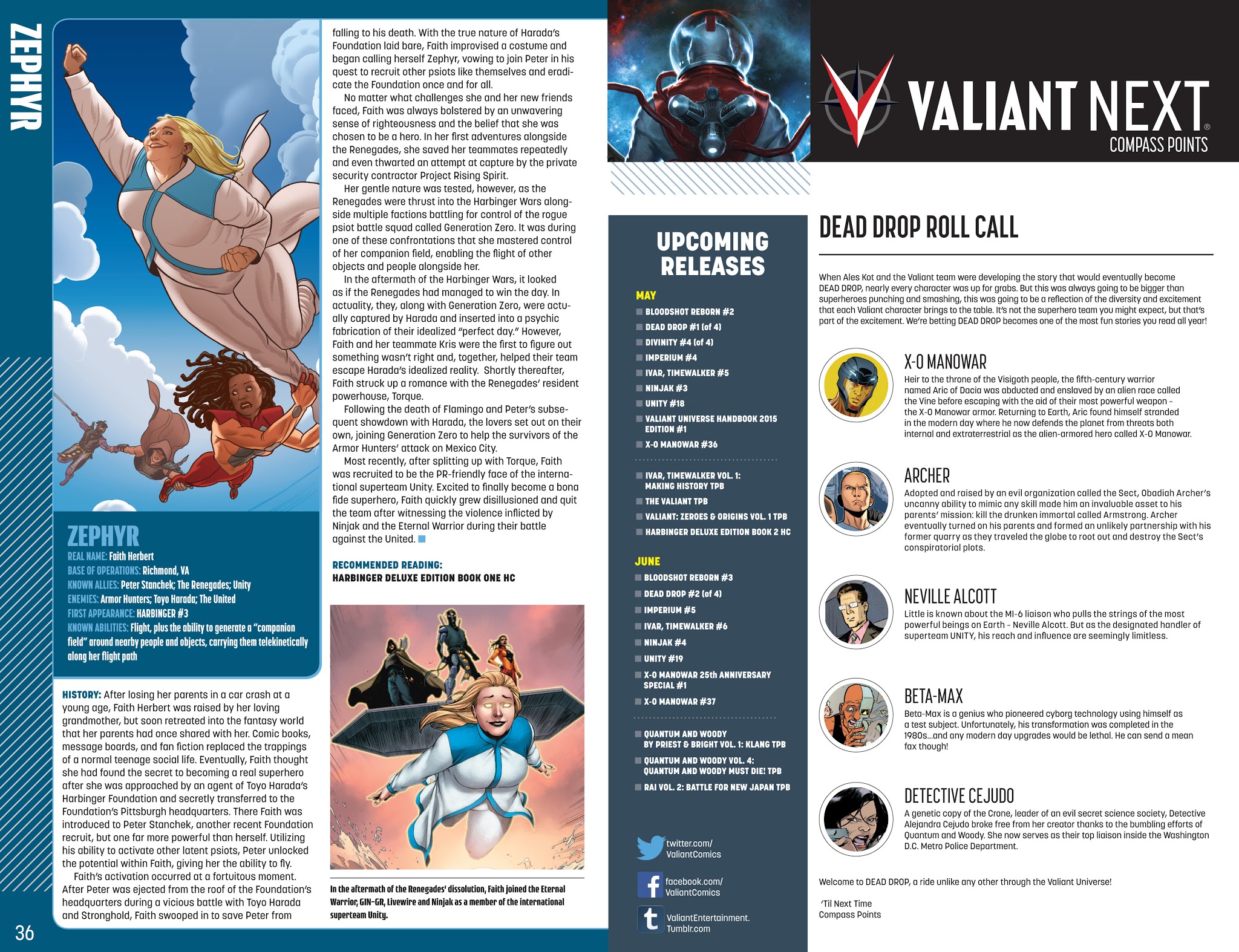 Read online Valiant Universe Handbook 2015 Edition comic -  Issue # Full - 20