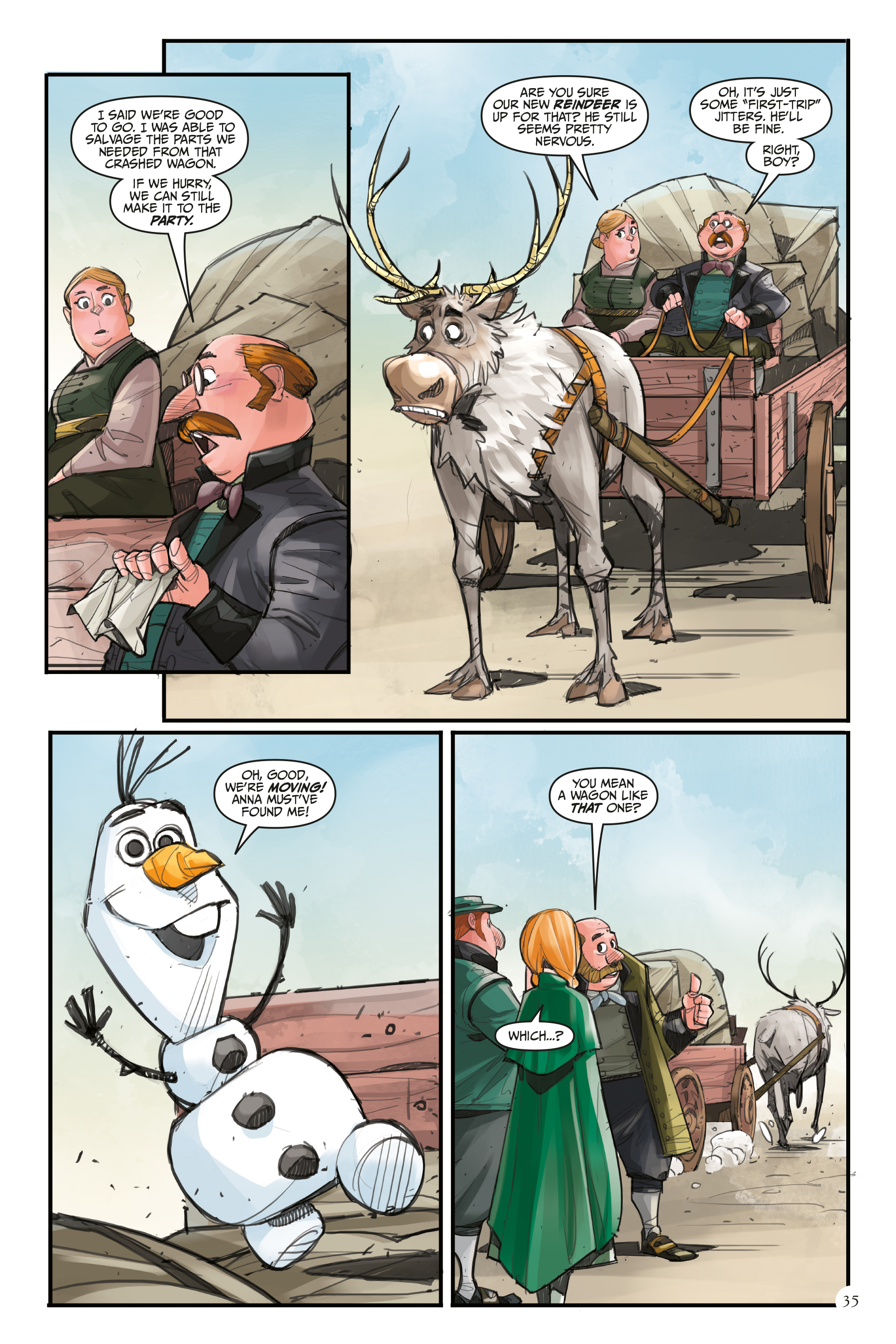 Read online Disney Frozen: Reunion Road comic -  Issue # _TPB - 34