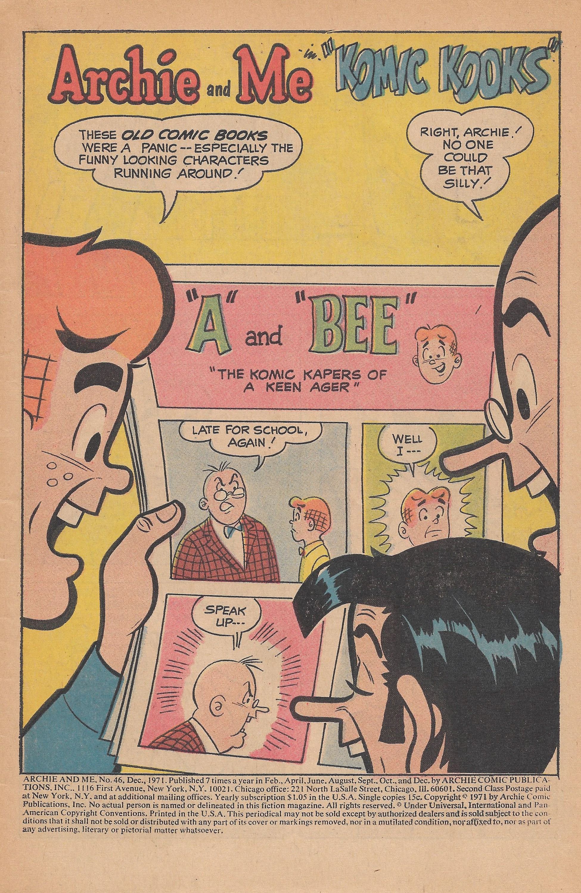 Read online Archie and Me comic -  Issue #46 - 3